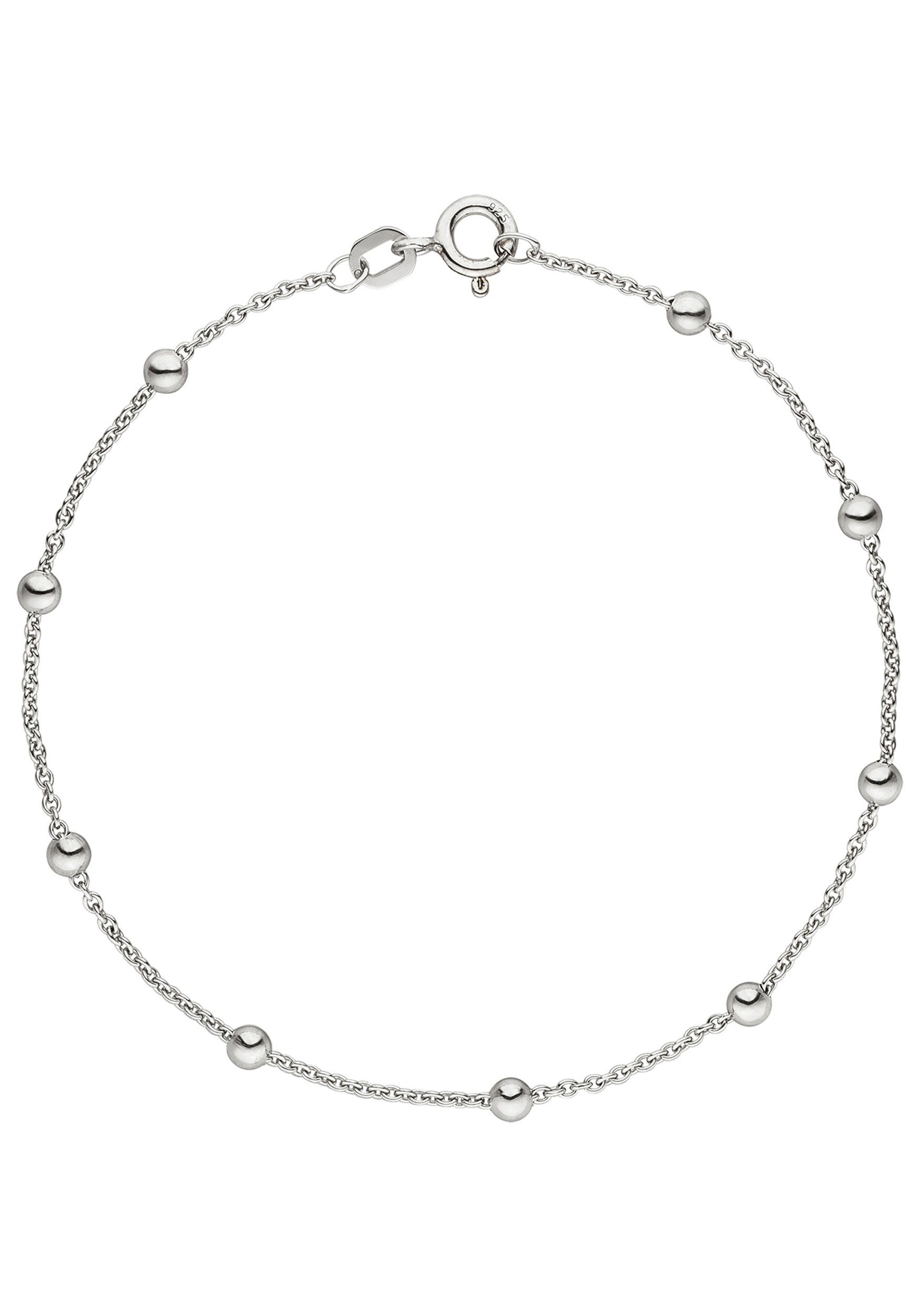 JOBO Armband kleine Kugeln, 925 Silber 18,5 cm | Silberarmbänder