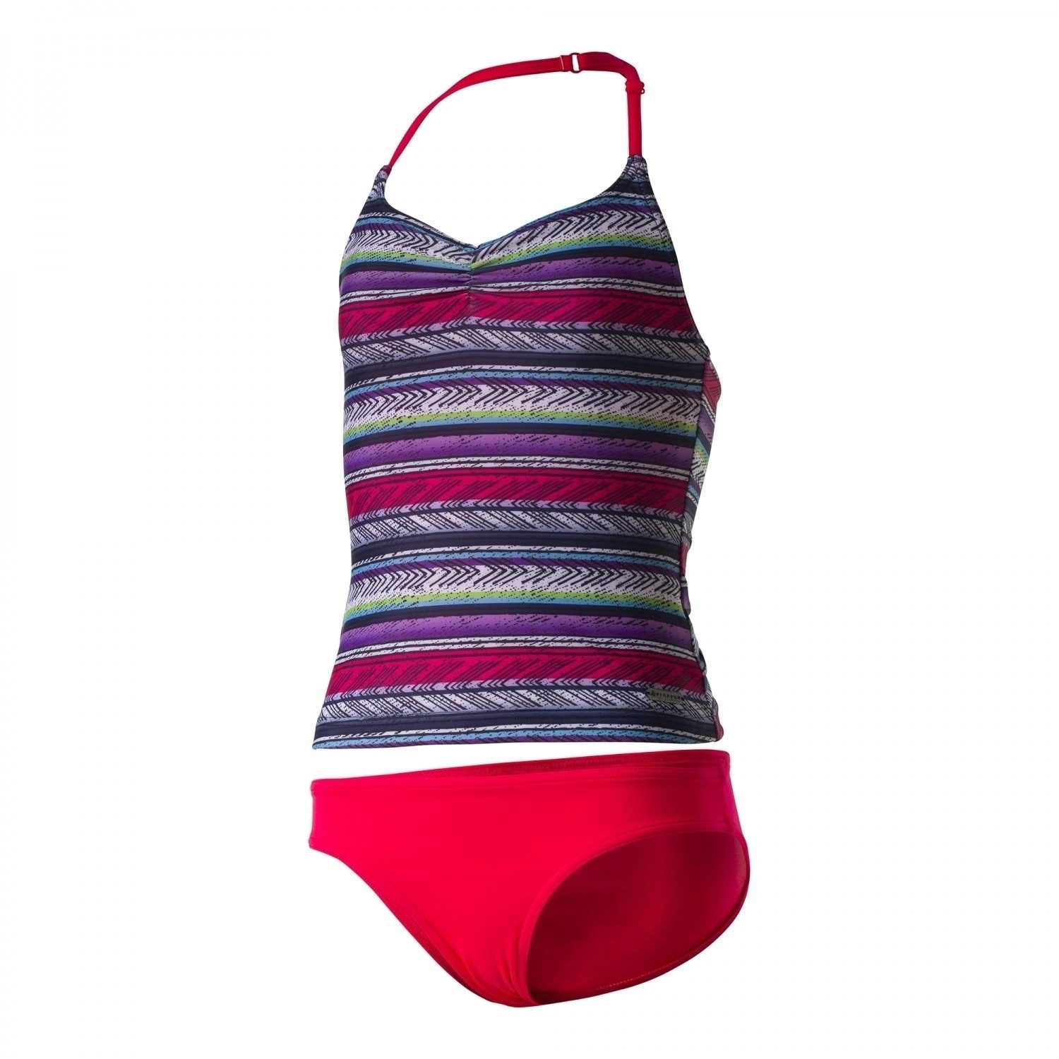 Tankini Kinder Bikini Mädchen-Tankini Helen MULTICOLOR/ROT