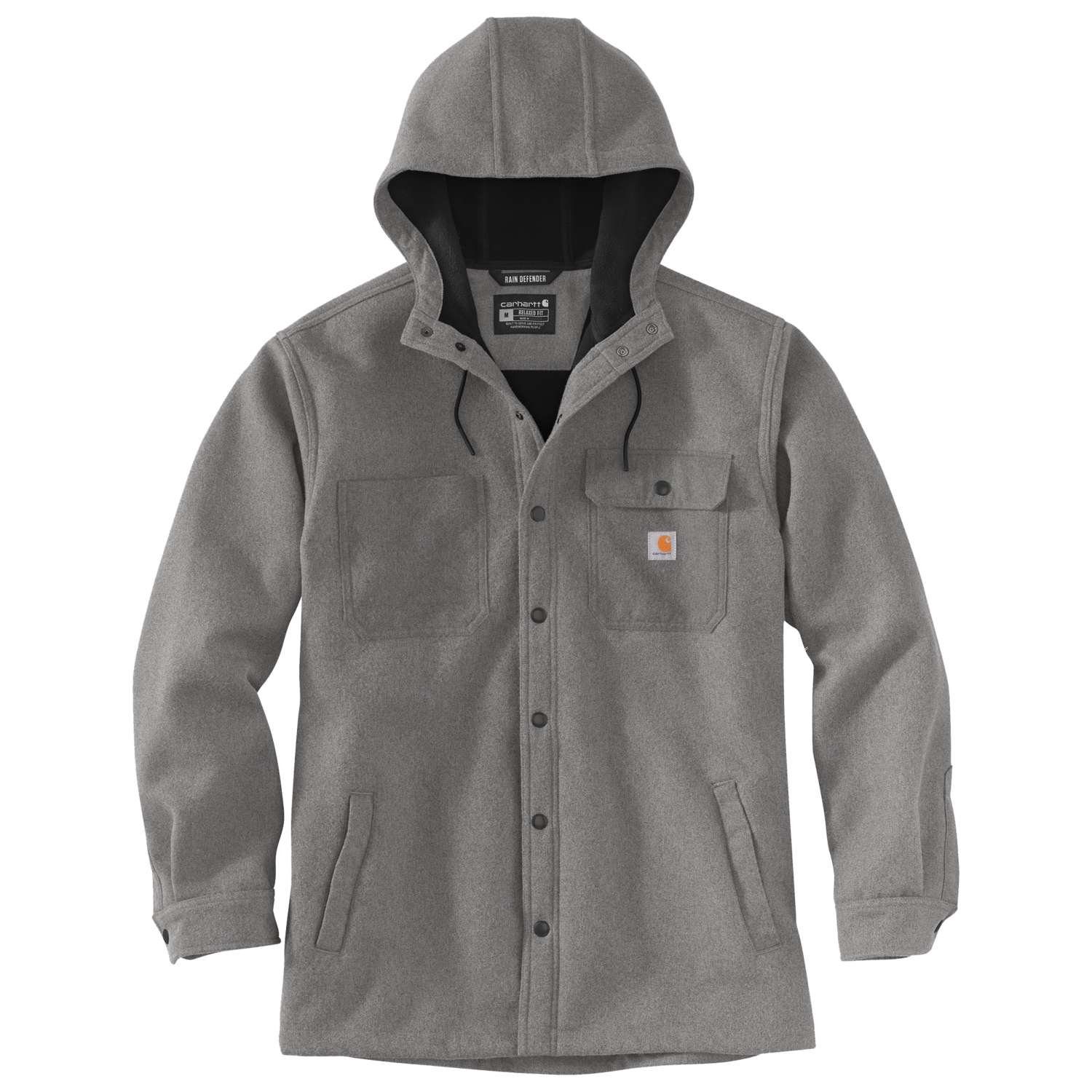 (1-St) black Wind Hemdjacke Rain Bonded Jacket Carhartt heather Shirt &