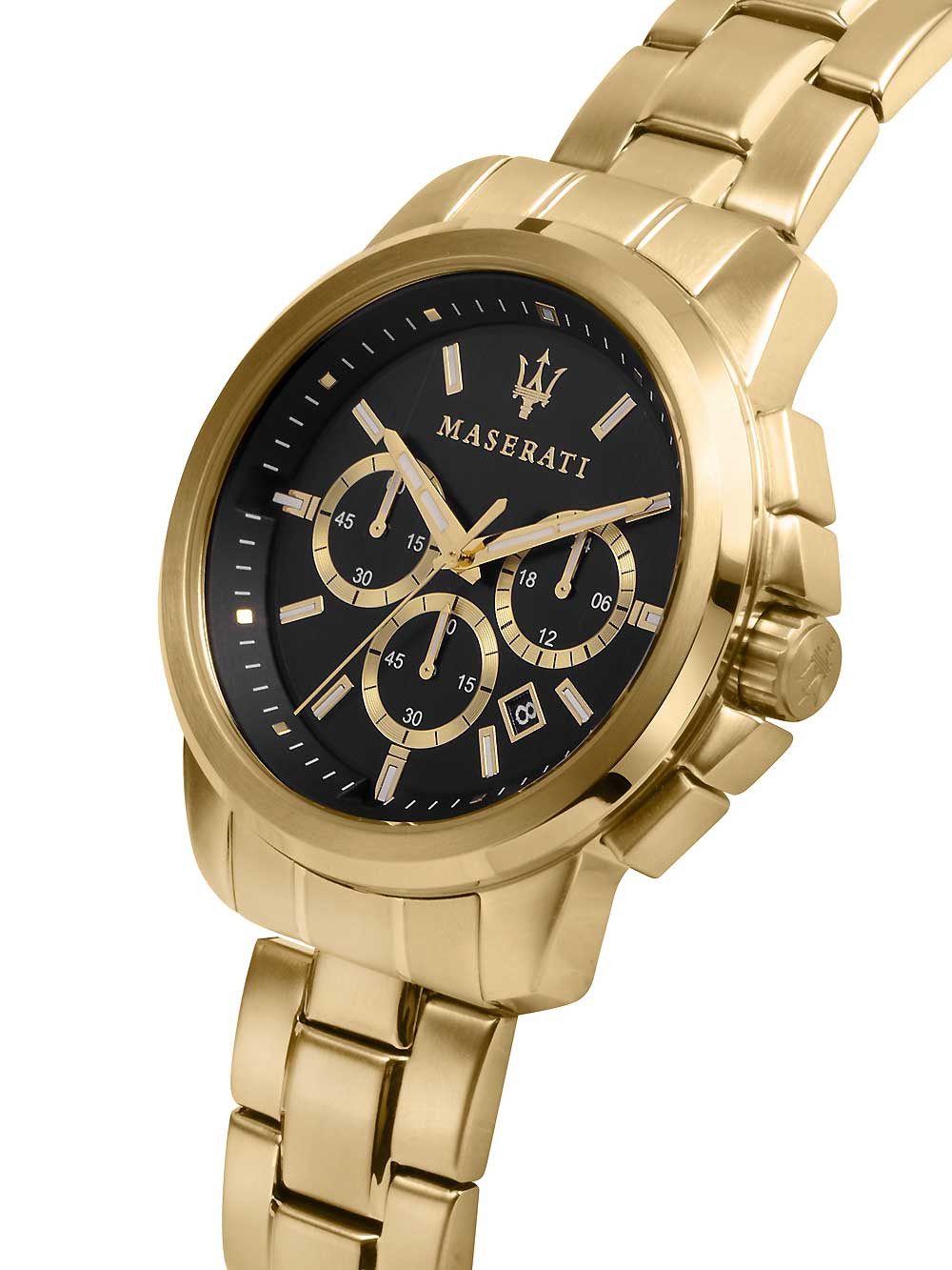 MASERATI Quarzuhr Maserati R8873621013 Successo Chronograph Herrenuhr 44mm günstig online kaufen