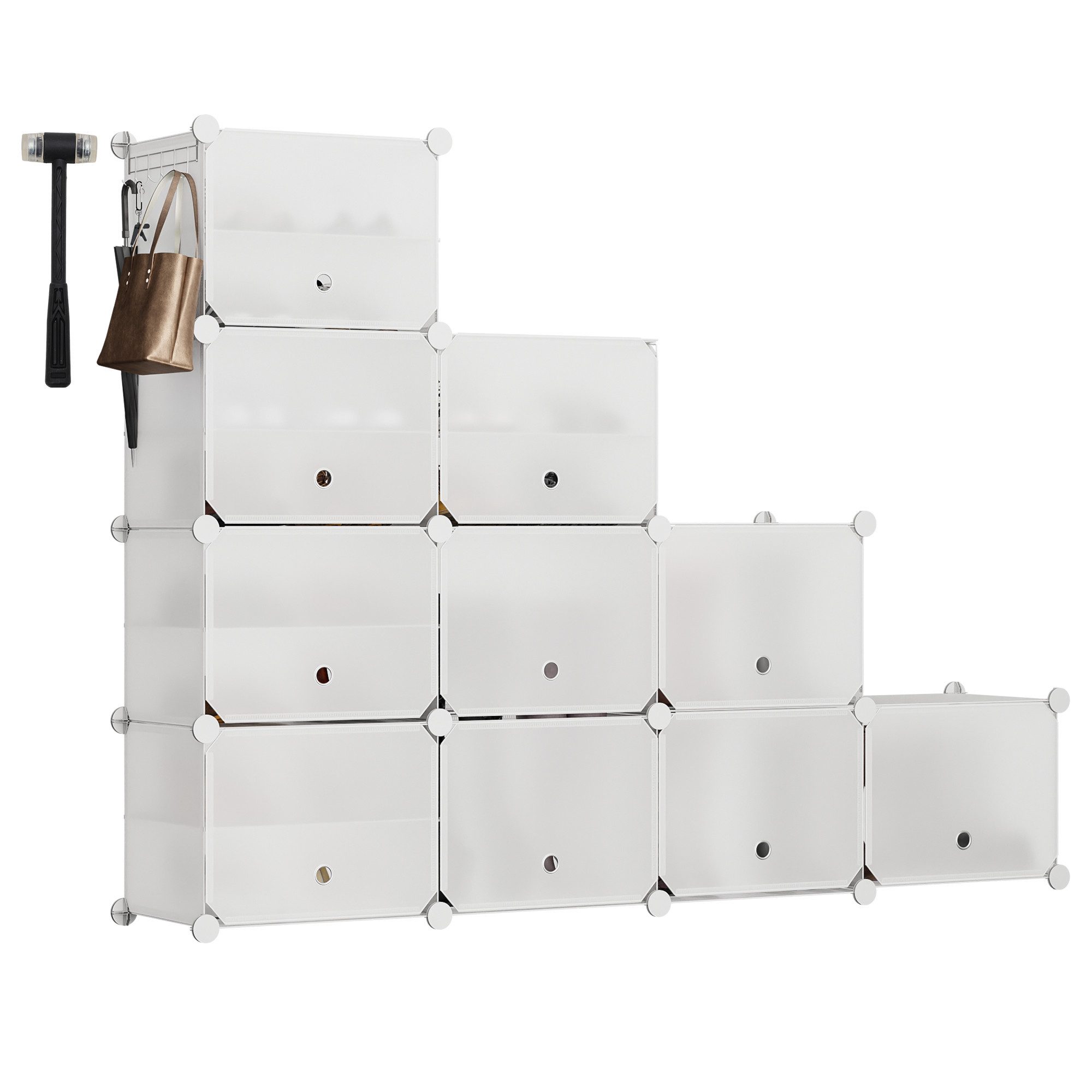 Sekey Schuhregal Schuhregal Schuhschrank Schuh-Organizer Stecksystem DIY-Re günstig online kaufen