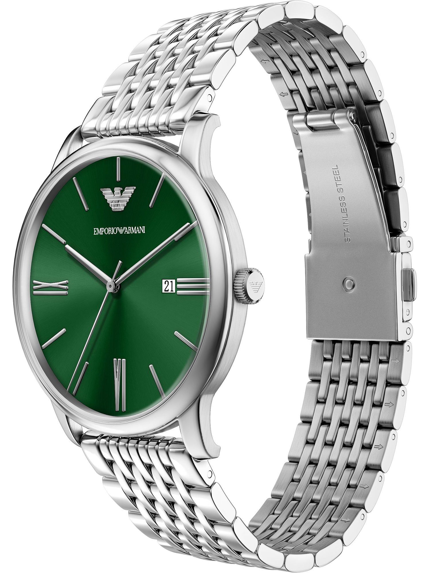 Emporio Armani Quarzuhr Emporio Armani Herren-Uhren-Sets Analog Quarz günstig online kaufen