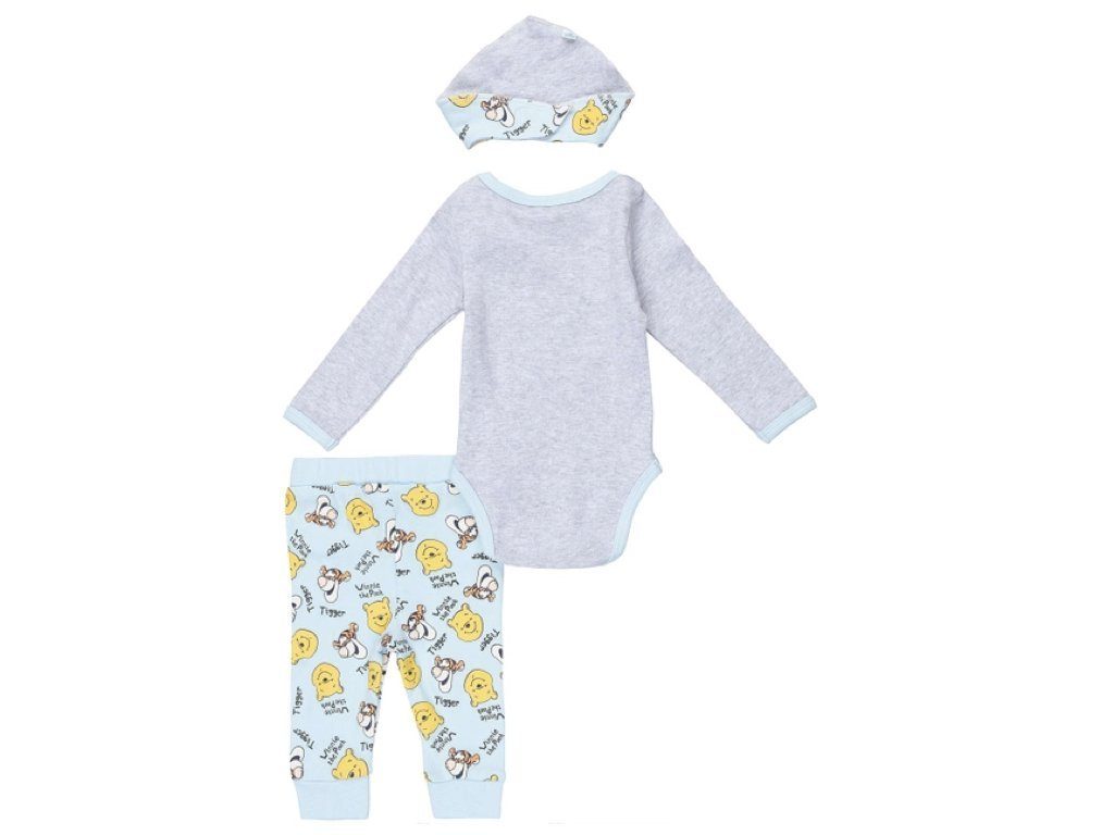 Disney Winnie Puuh Langarmbody Winnie Pooh Set Babybody Hose Tuch