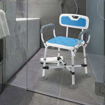 Randaco Duschhocker Duschhocker Badhocker Höhenverstellbarer Duschstuhl Badestuhl