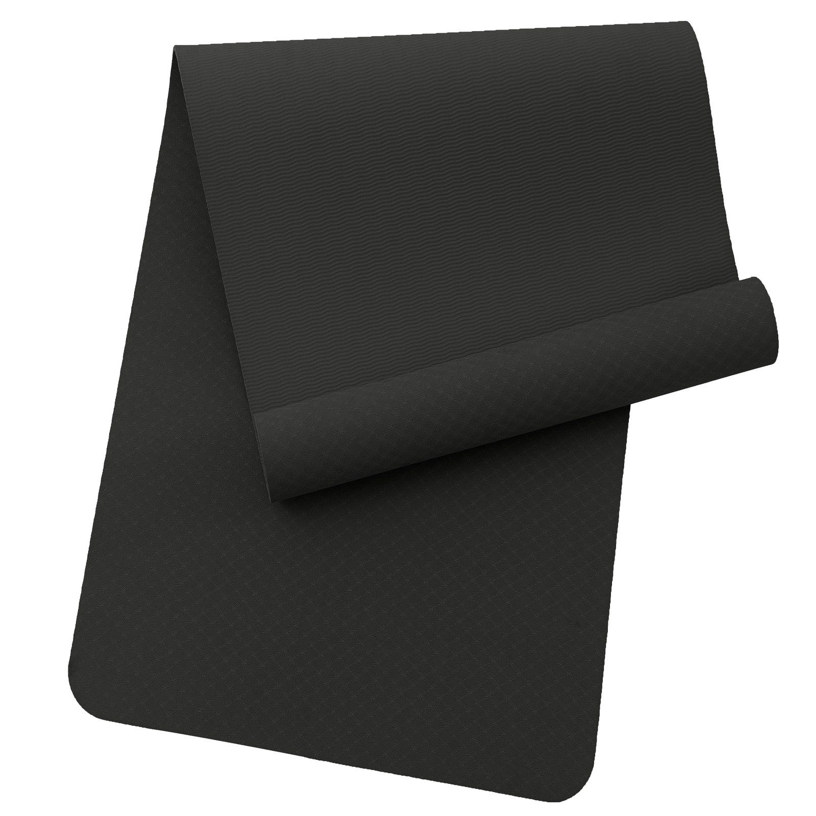 Good Nite Yogamatte Yogamatte rutschfest aus TPE 6mm Dicke– mit Tragegurt (1-St), 183 x 61 x 0,6 cm, Umweltfreundliche Fitnessmatte