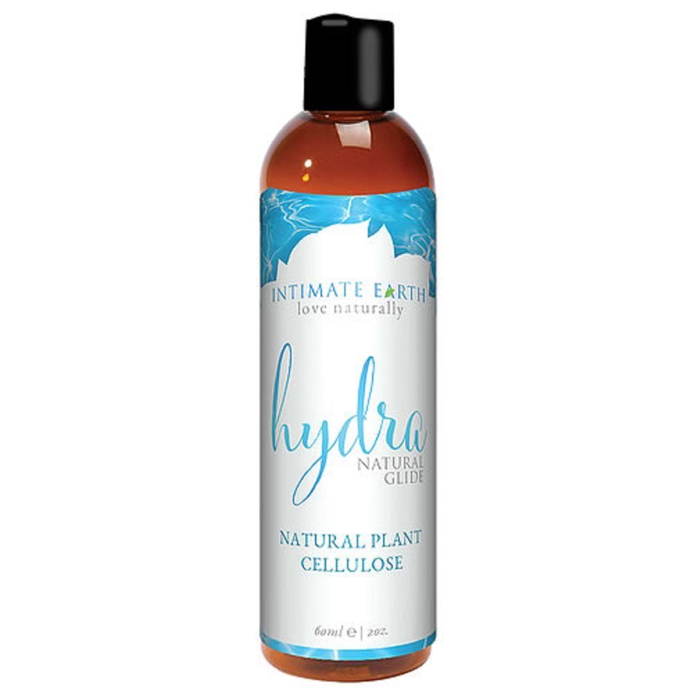 Intimate Earth Gleitgel Hydra (mit Pflanzencellulose), Flasche mit 60ml, 1-tlg., veganes und biologisches Gleitgel - ohne unnötige Zutaten