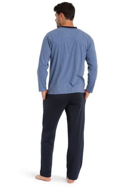 HAASIS Bodywear 1919 Pyjama 77104922-poseidon (1 tlg) Optimale Passform, pflegeleicht, hautsympatisch, strapazierfähig
