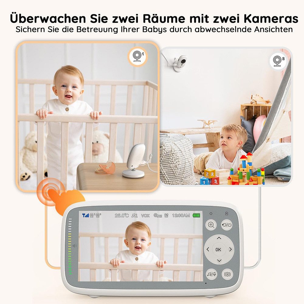 TWUFY Babyphone 2 Kameras - Bild 3