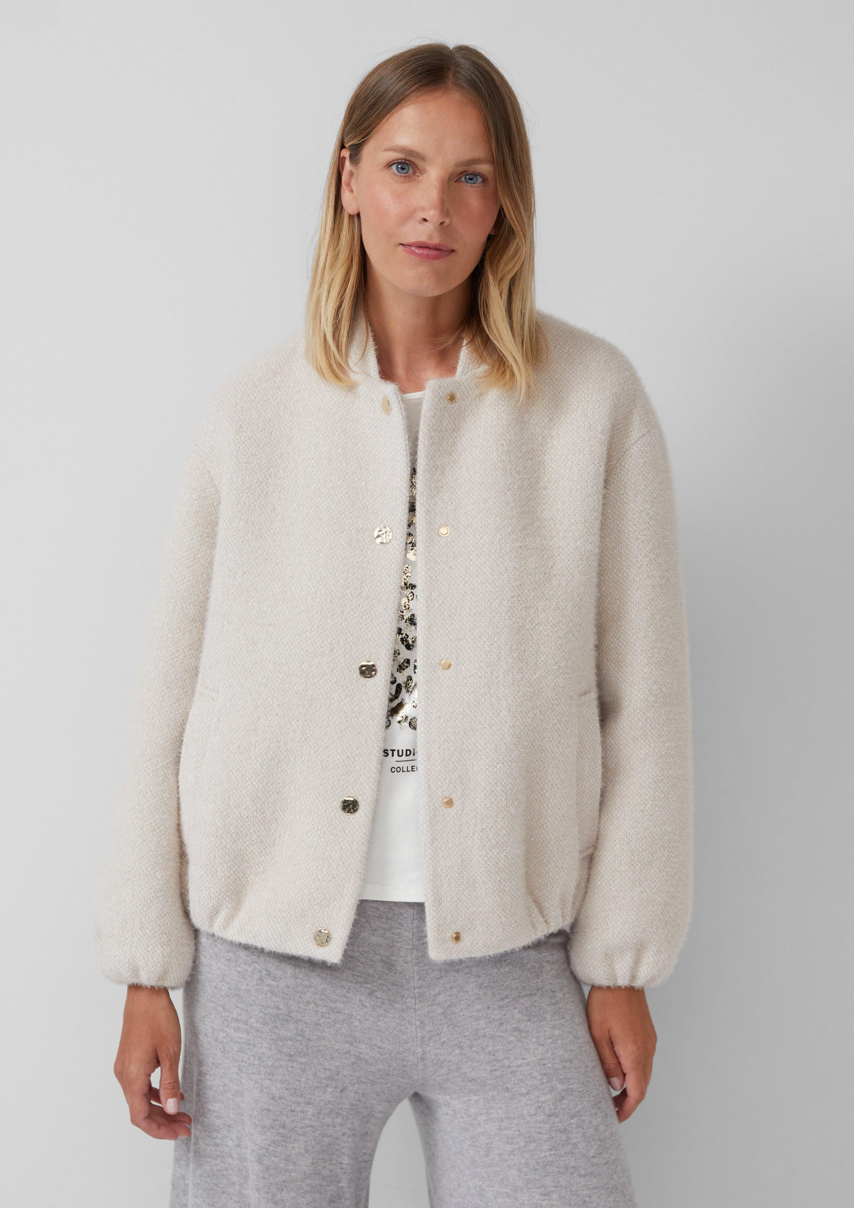 s.Oliver BLACK LABEL Funktionsjacke Flauschige Jacke günstig online kaufen