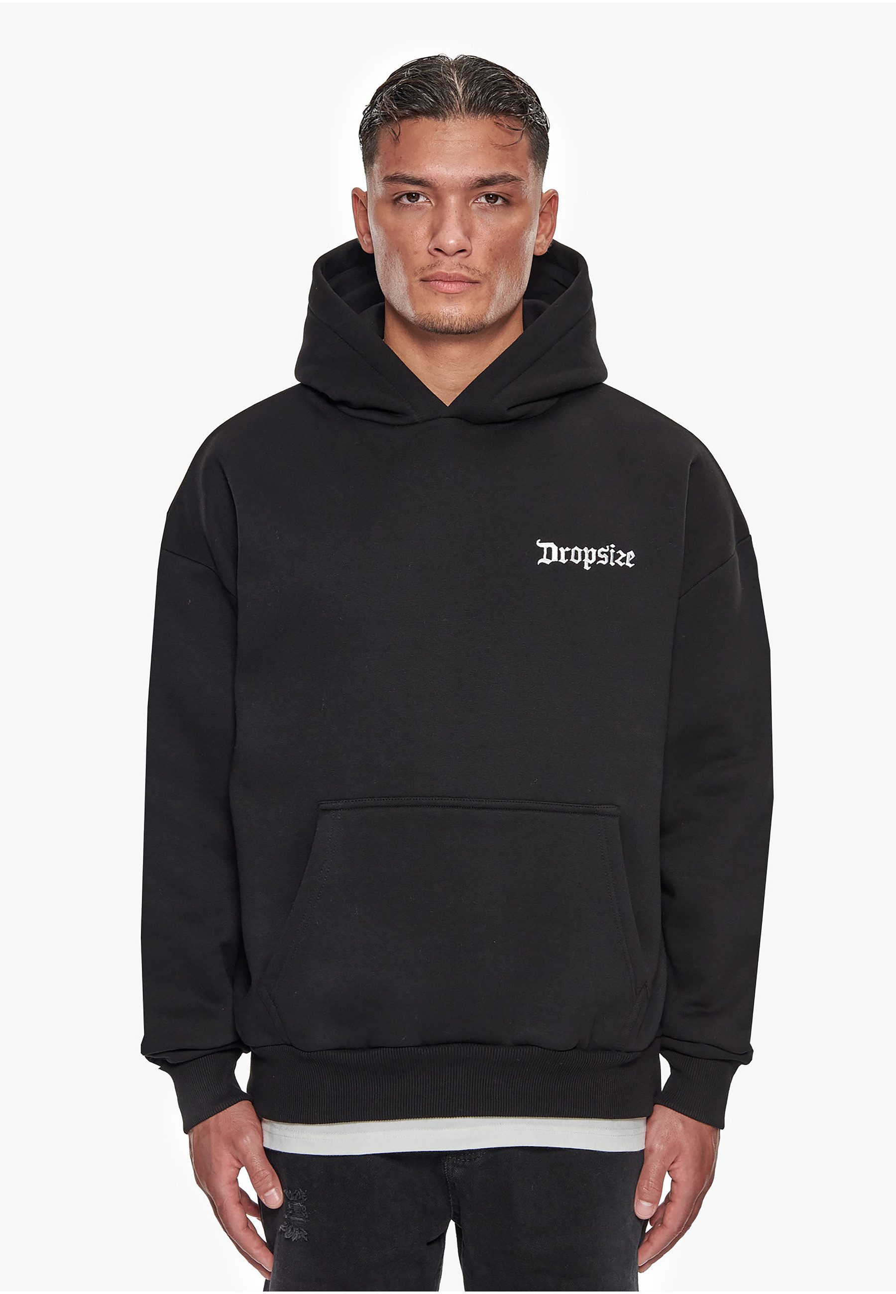 Dropsize Kapuzensweatshirt Dropsize Herren Dropsize Heavy Oversize Embo Hoodie (1-tlg)