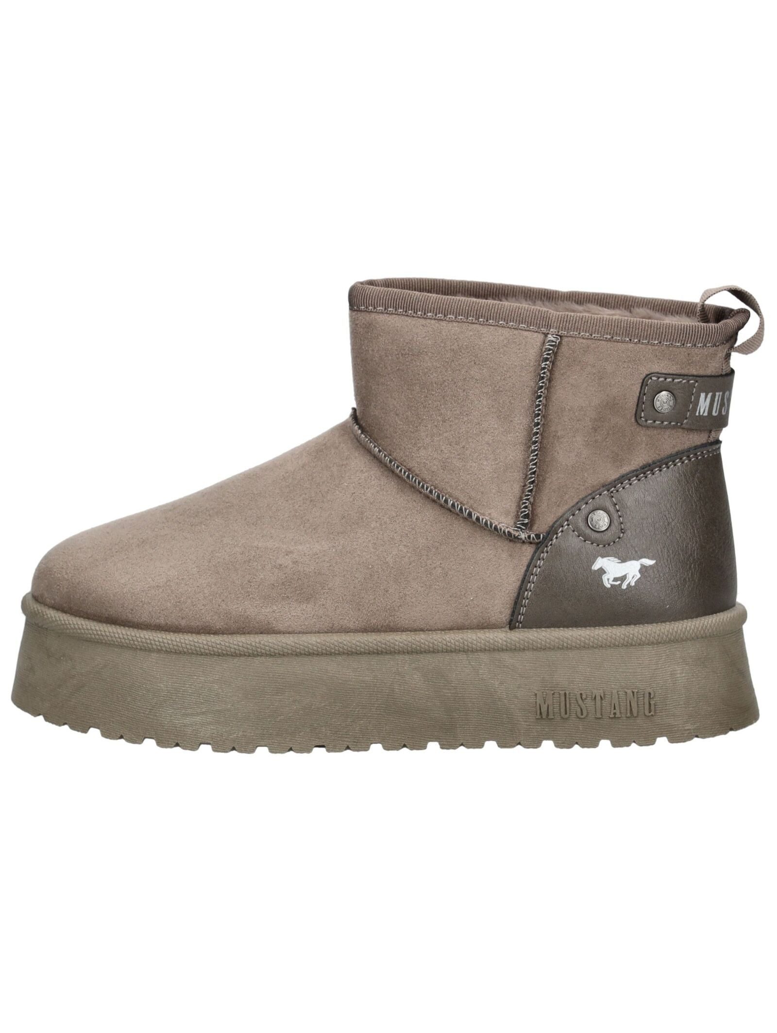 Mustang Shoes Mustang Shoes Stiefelette Veloursleder/Textil Stiefelette günstig online kaufen