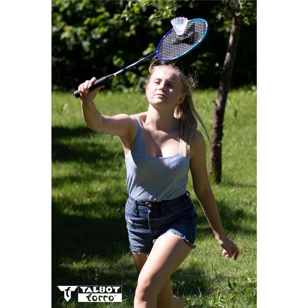 Badmintonschläger Set 2-Fighter Pro + 2-Attacker Junior
