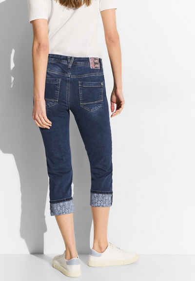 Cecil 7/8-Jeans softer Materialmix