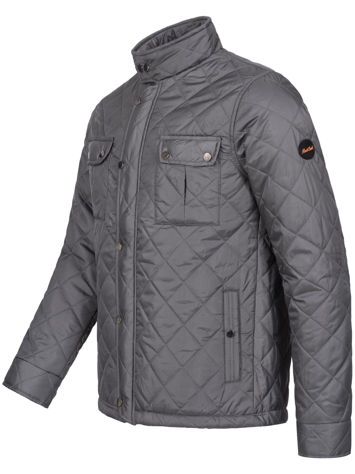 Rock Creek Steppjacke Übergangsjacke Steppjacke Dunkelgrau H-347 Herren