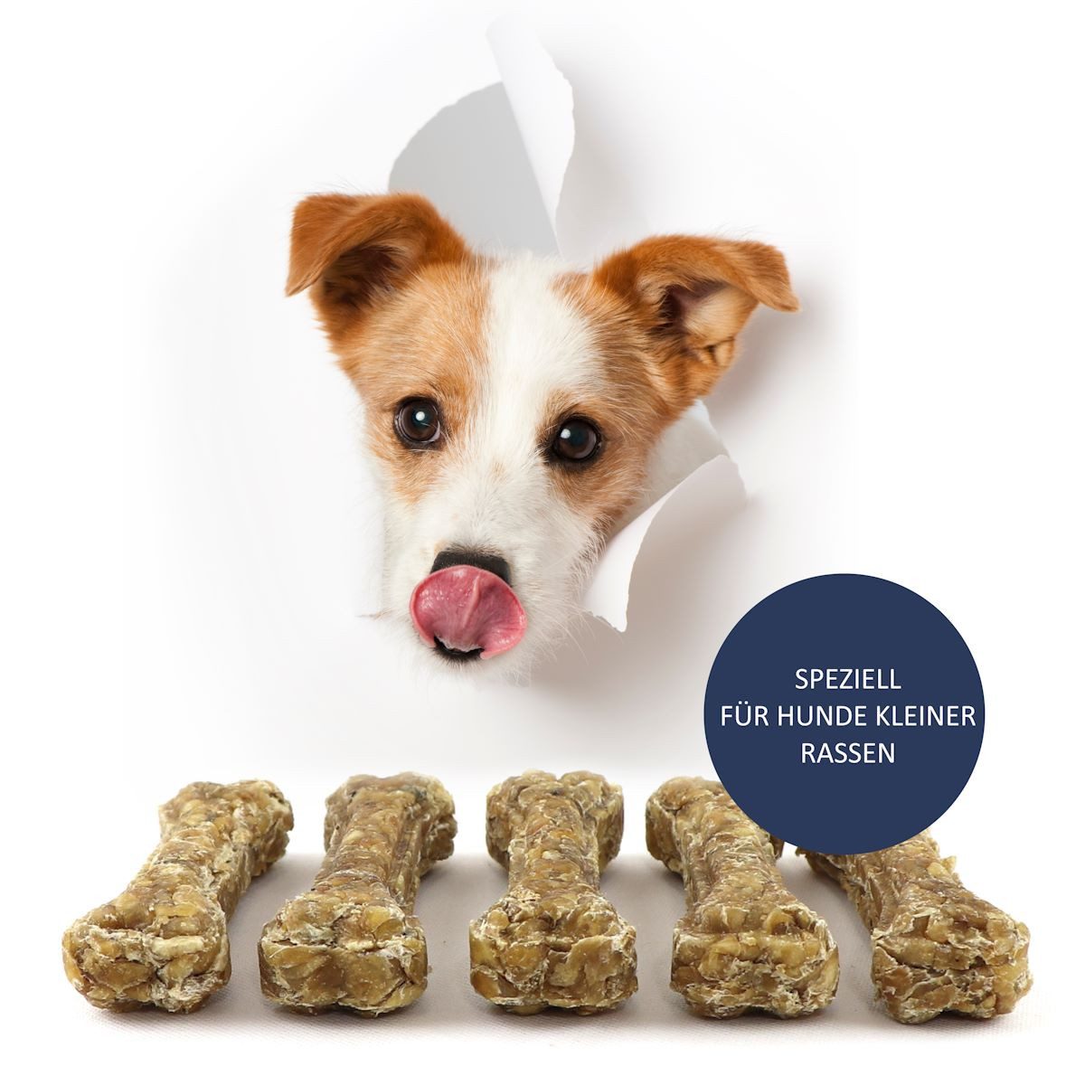 DOGBOSS DOGBOSS 100% Natur Mini-Kauknochen, hergestellt in EU 10er Probierset 10 cm, Snack für: Hunde