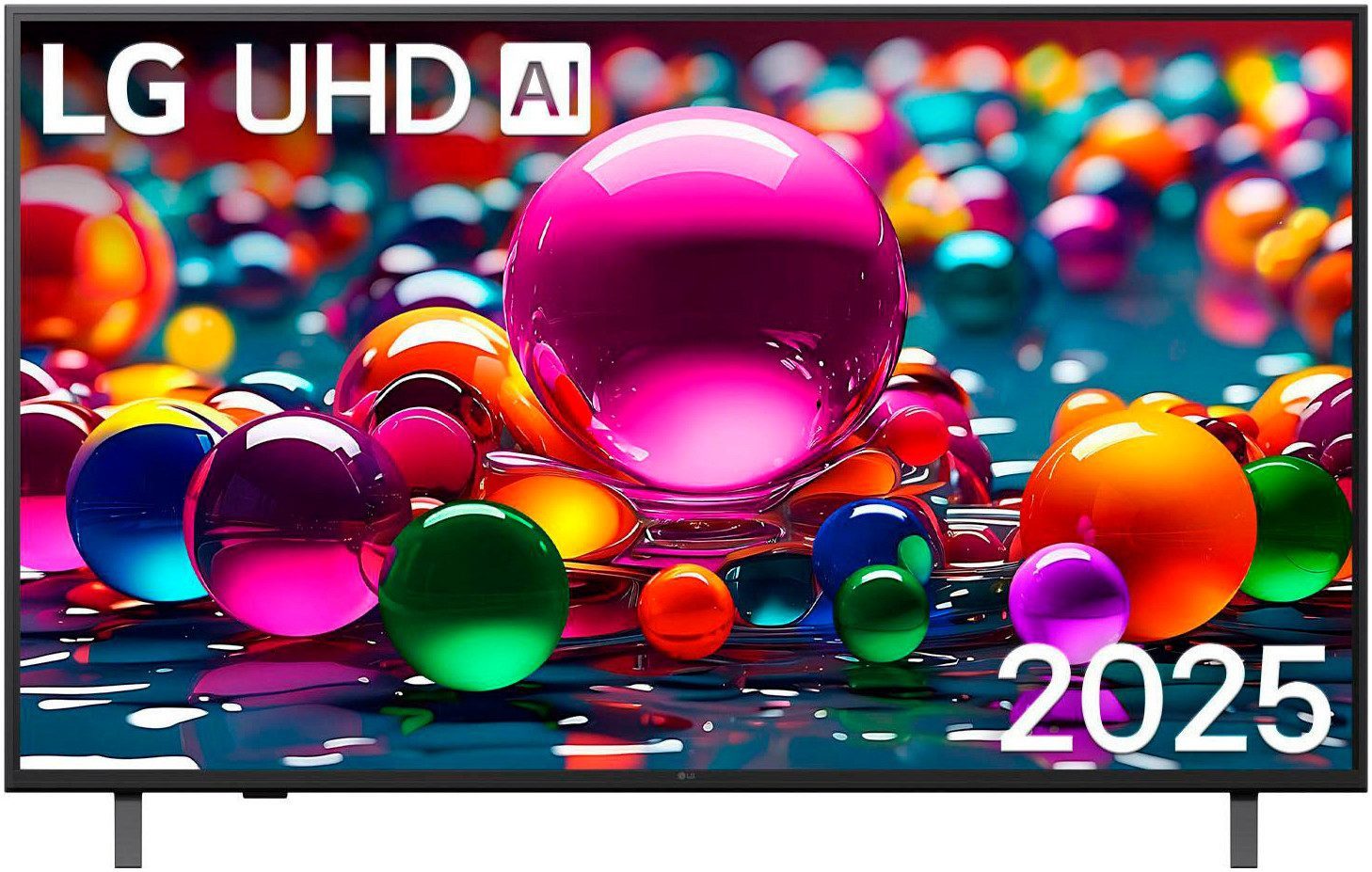 Valentinstagsgeschenk LG 43UA75006LA LED-Fernseher (108 cm/43 Zoll, Ultra HD (3840 x 2160 Pixel), Smart-TV), schwarz
