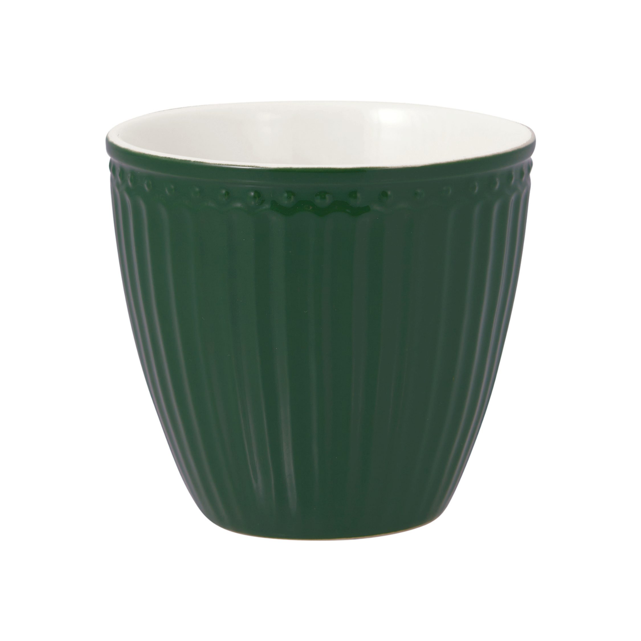 Greengate Becher GreenGate Latte Becher Alice Kieferngrün