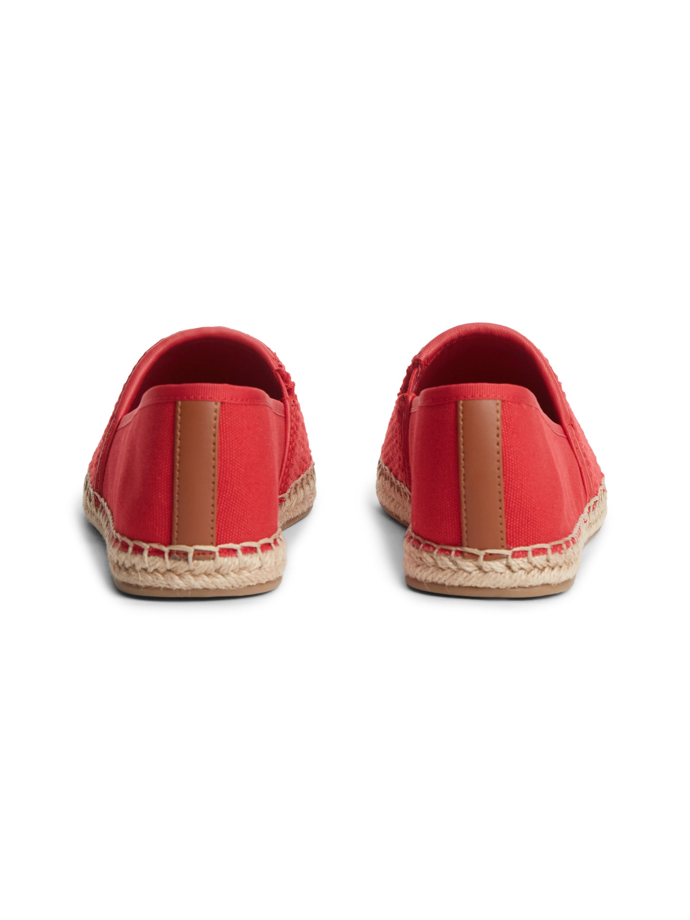 Tommy Hilfiger TH SCRIPT CROCHET ESPADRILLE Espadrille Schlupfschuh, Sommerschuh, mit TH-Schmuckelement, schmale Form