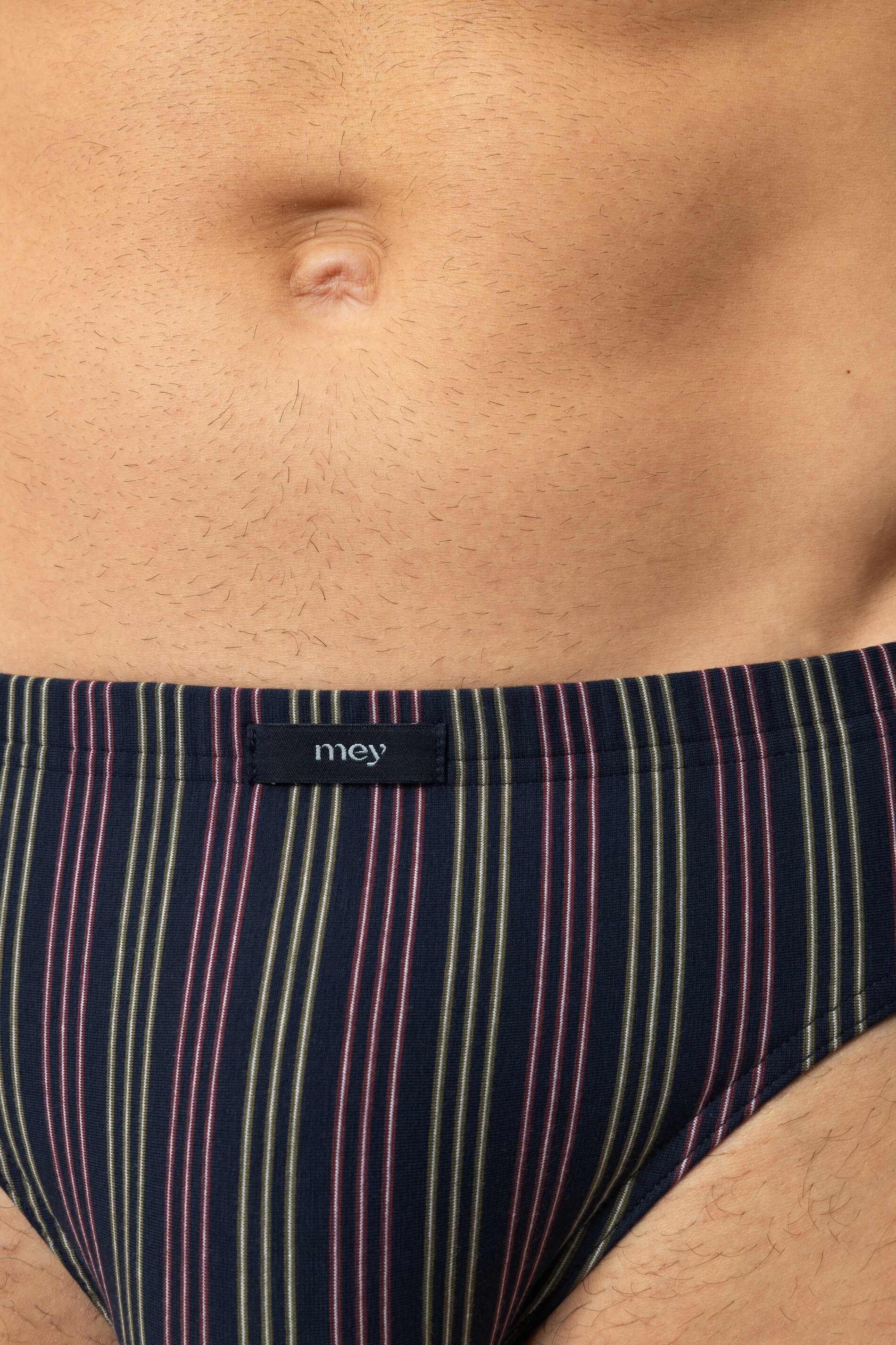 Mey Jazz-Pants Slips Mey Jazz-Pants Serie Luminous Stripes Gestreift (1-St., 1er-Pack) Klassischer Slip, Gemustert, Atmungsaktiv, Baumwoll-Mix – Bild 3 von 4