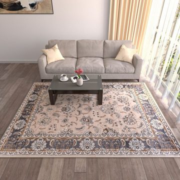 Orientteppich Oriente Teppich - Traditioneller Teppich Orient Beige Grau, Mazovia, 60 x 100 cm, Geeignet für Fußbodenheizung, Pflegeleicht, Wohnzimmerteppich