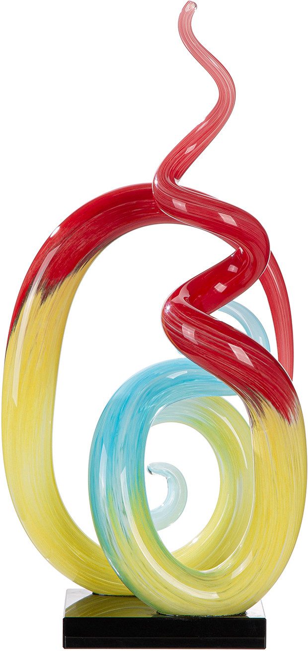 GILDE Skulptur Skulptur Pandora mehrfarbig (1 St), Glaskunst Skulptur dekoratives Kunstobjekt fantasievolle Deko