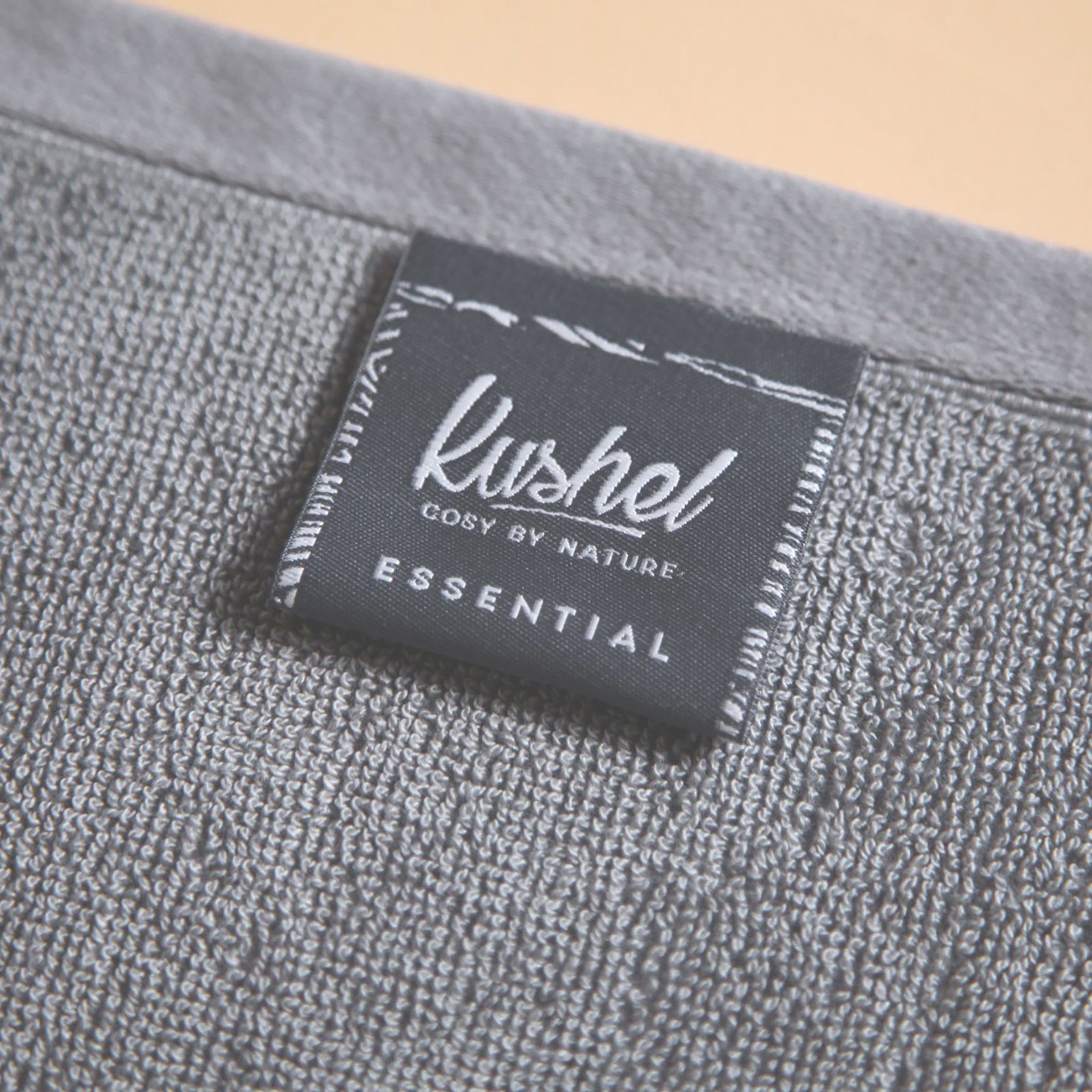 Kushel The Hand Moon Set Handtücher 2x Essential Towel Grey