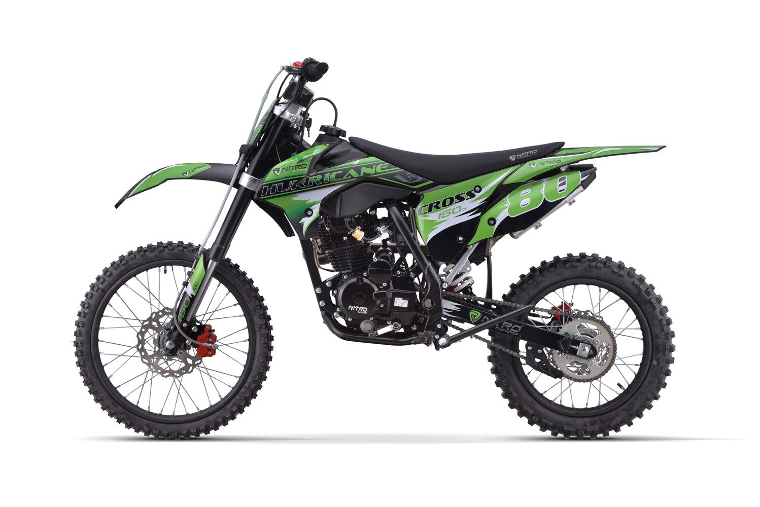 Nitro Motors Dirt-Bike 150cc Dirtbike Huri BRX V3 19/16 5-Gang Manuell