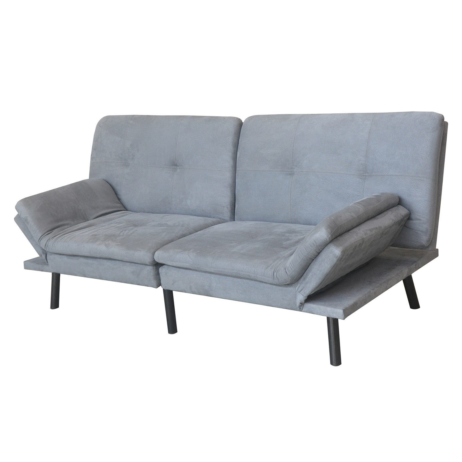 HTI-Living Schlafsofa Schlafsofa Grau Kato, Stück 1 Teile, Sofa Zweisitzer günstig online kaufen