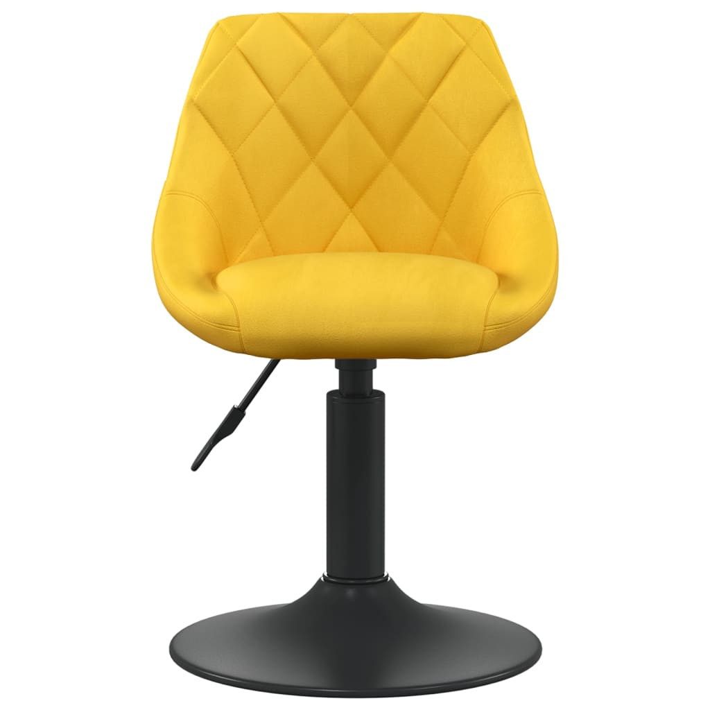 vidaXL Esszimmerstuhl Esszimmerstuhl Senfgelb Samt (1 günstig online kaufen
