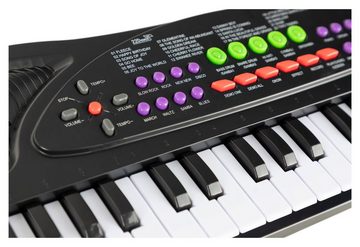 McGrey Spielzeug-Musikinstrument KK-3808 32 Tasten Keyboard - Kinderpiano, (22 Demosongs & Begleitrhythmen, 2 tlg., inkl. Mikrofon zum Mitsingen), mit 8 Begleitrhythmen und Demosongs