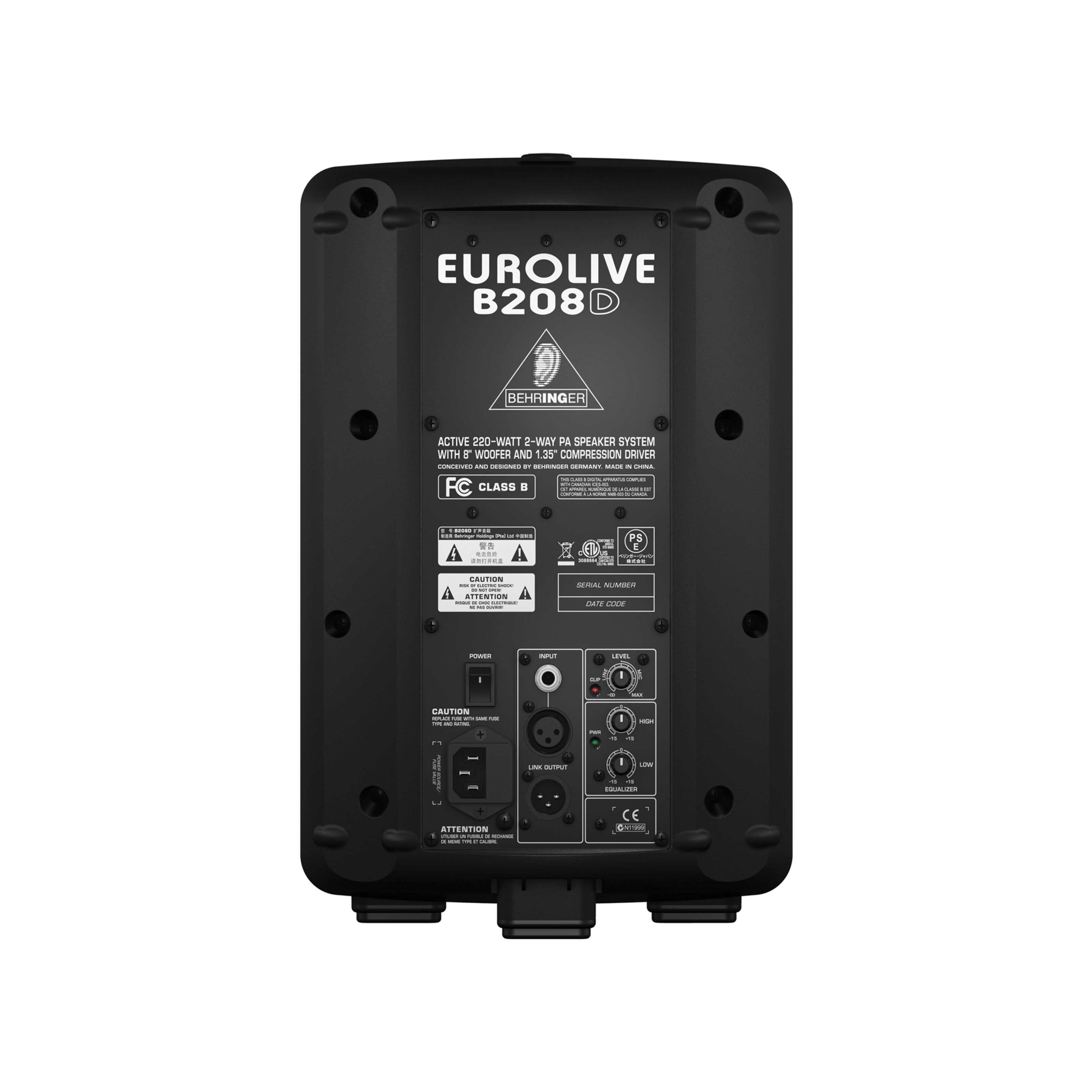Behringer Lautsprecher (B208D - Aktiver Lautsprecher)