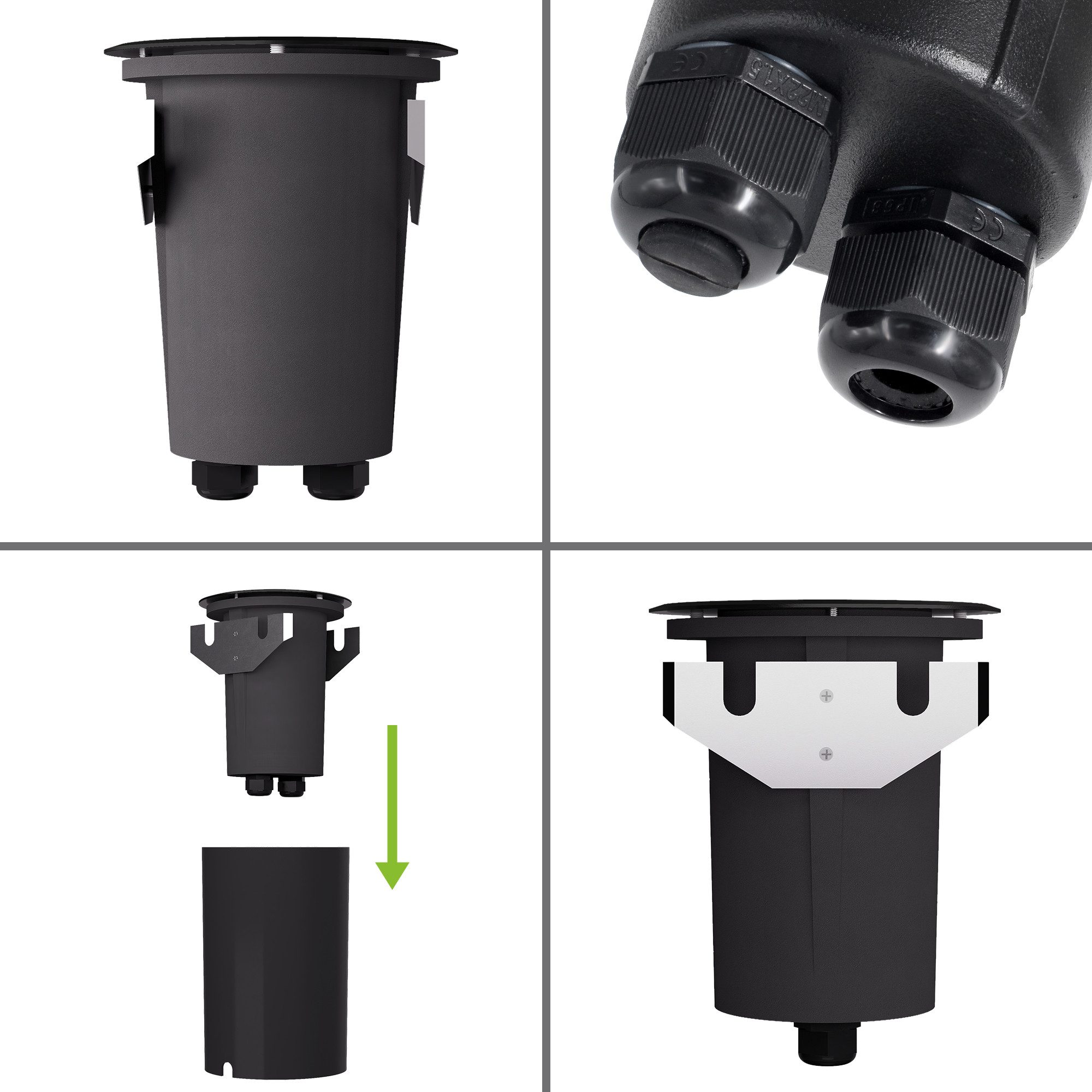 SSC-LUXon LED Gartenstrahler JUAVI LED Bodeneinbaustrahler günstig online kaufen