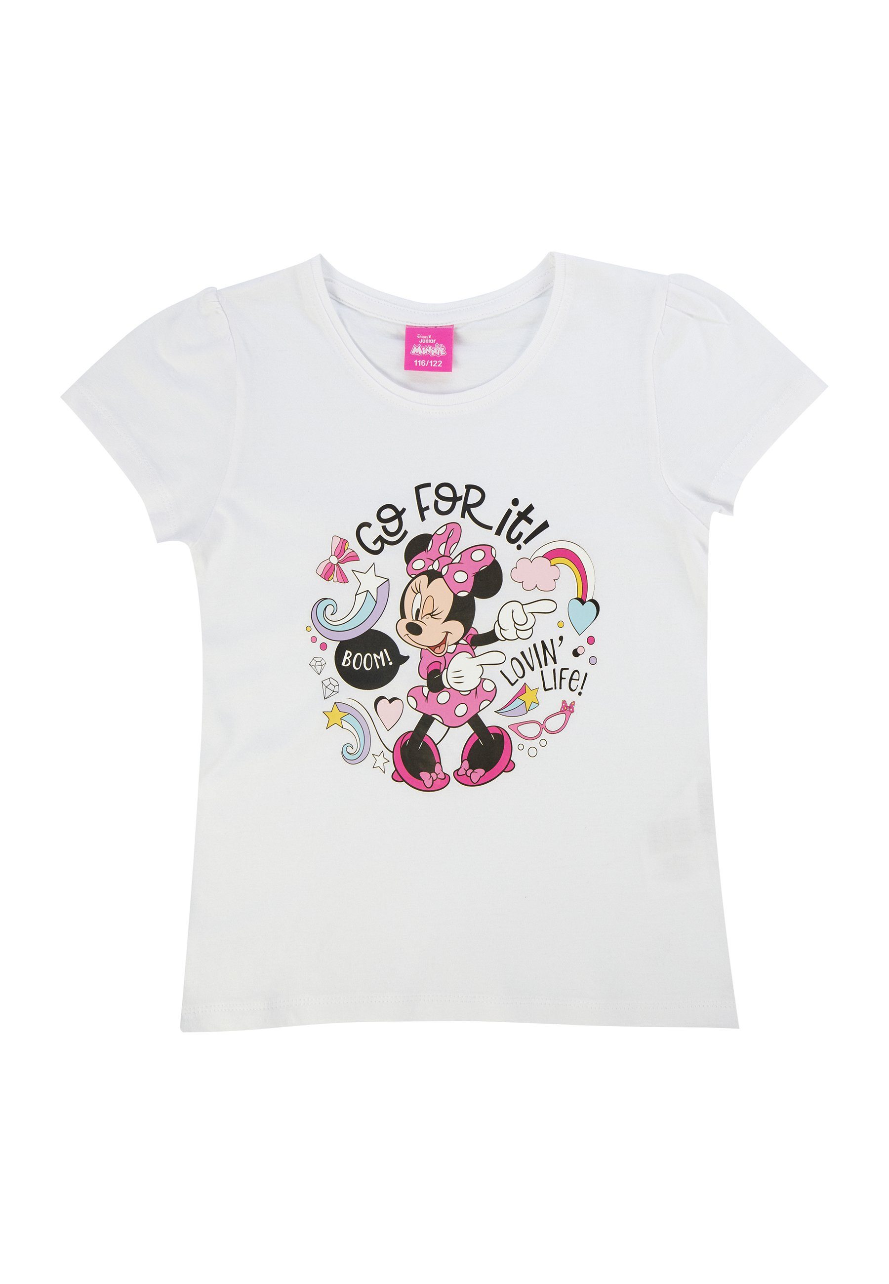T-Shirt Minnie Mouse Kinder Mädchen T-Shirt Oberteil Top Shirt