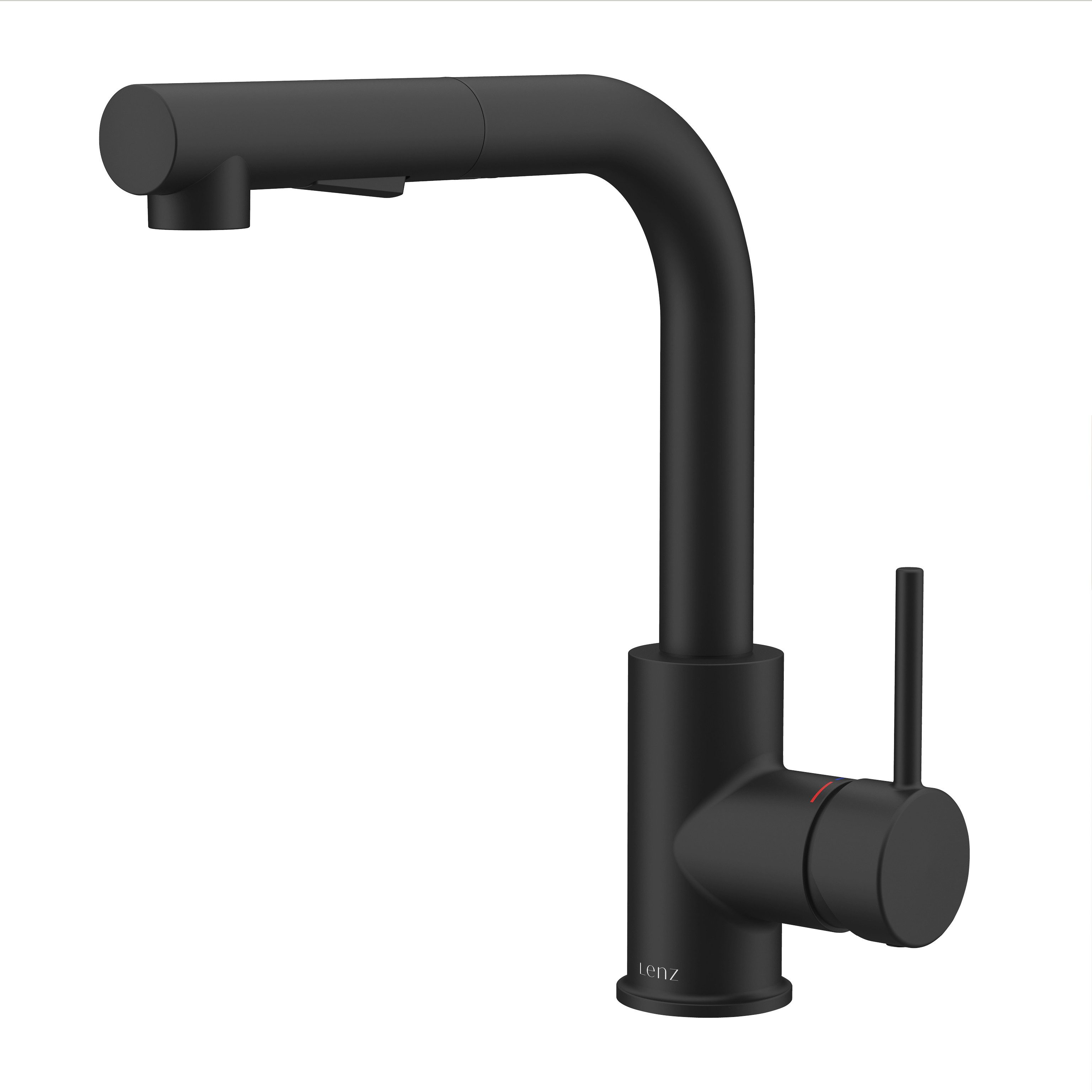 Lenz Küchenarmatur OLINA FLEX extra hoch, Easy-Weight-System, Cold-Start-Funktion