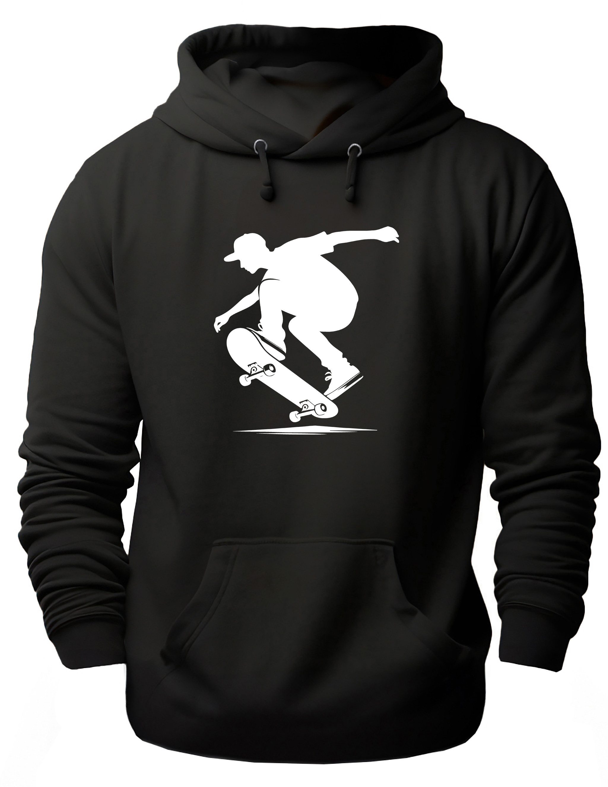 Hoodie Skater Kapuzen Pulli - Skateboarder