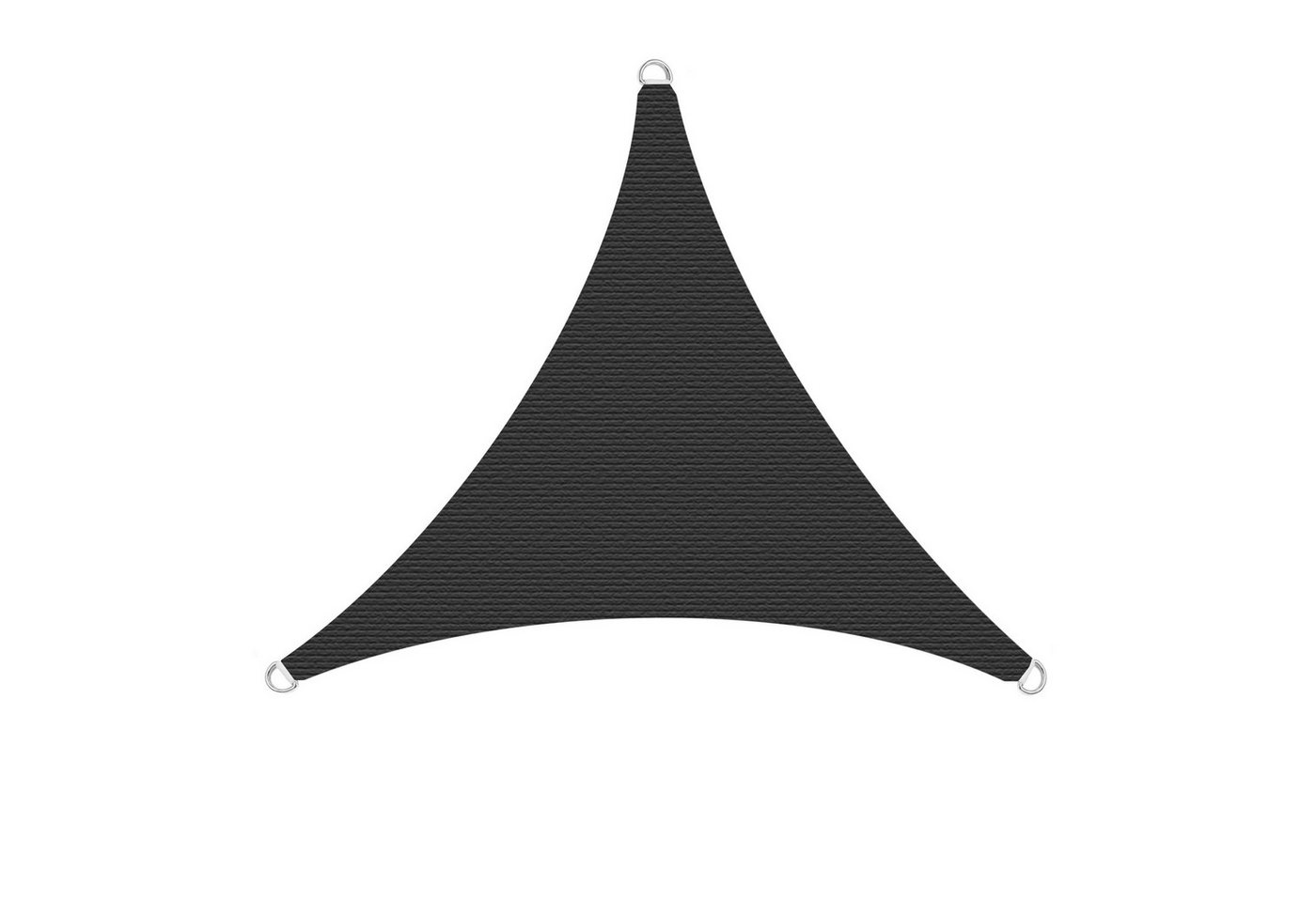 ESTEXO Sonnensegel Sonnenschutzsegel Schattenspender 3x3x3m HDPE anthrazit Dreieck