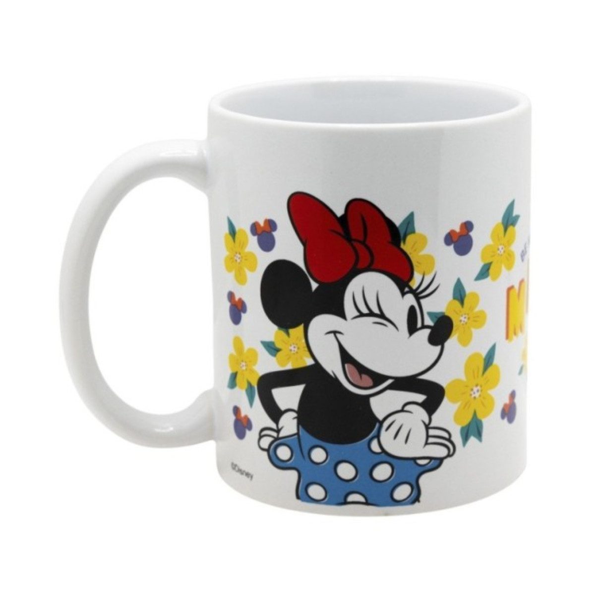 Disney Minnie Mouse Tasse Becher 325 ml für Kaffee Tee Kakao und Sammlung, Keramik