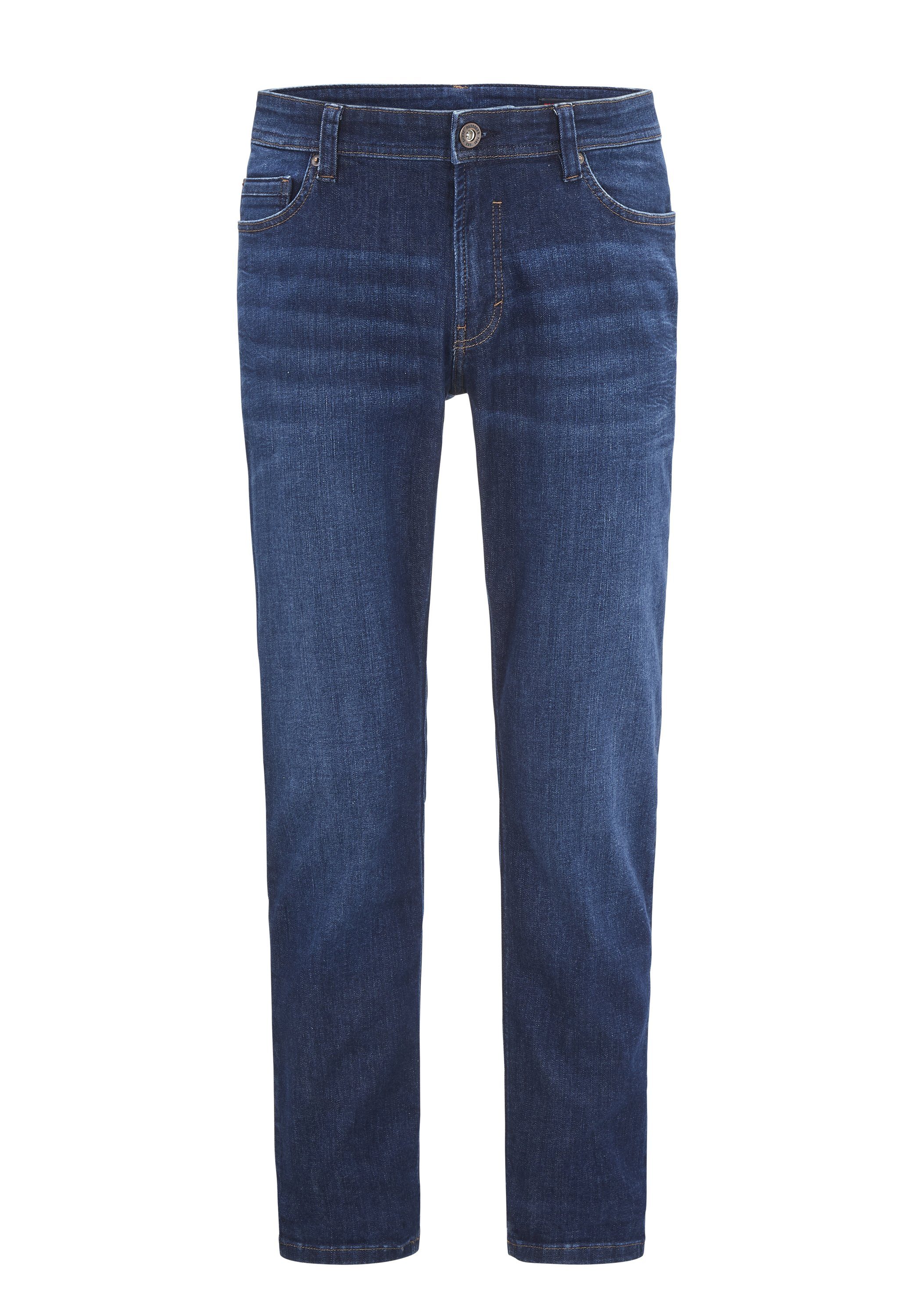 Paddock's Tapered-fit-Jeans RAY Motion blue dark Comfort & Stretch wash vintage