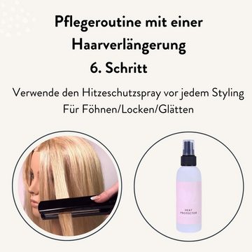 hair2heart Echthaar-Extension Großes Pflegeset für Extensions