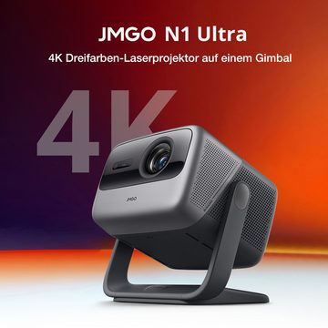 JMGO N1 Ultra 4K Beamer (4000 lm, 1600:1, 3840 x 2160 px px, Flexible kardanische Einstellung)