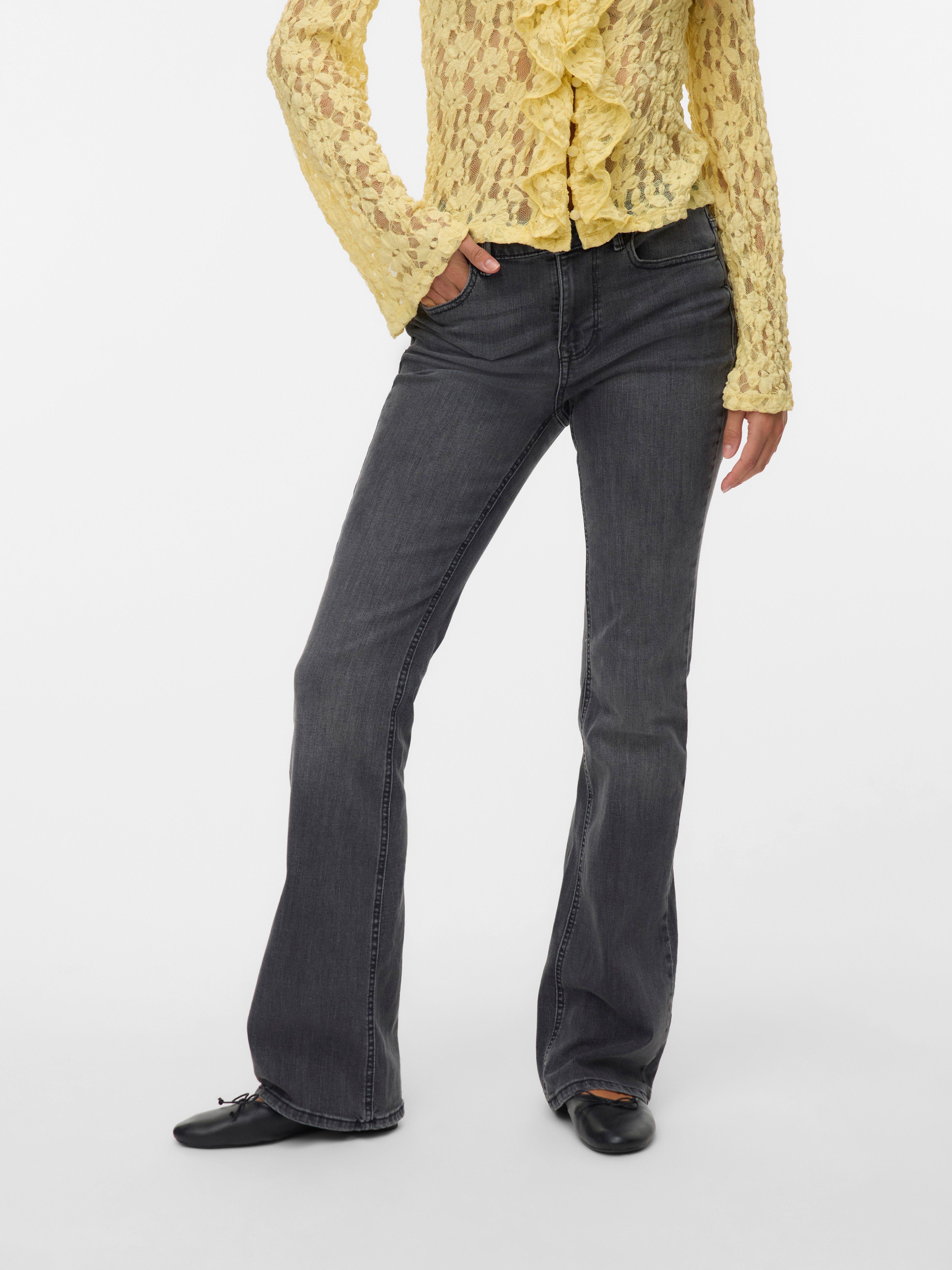 Vero Moda Bootcut-Jeans VMFLASH MR FLARED günstig online kaufen