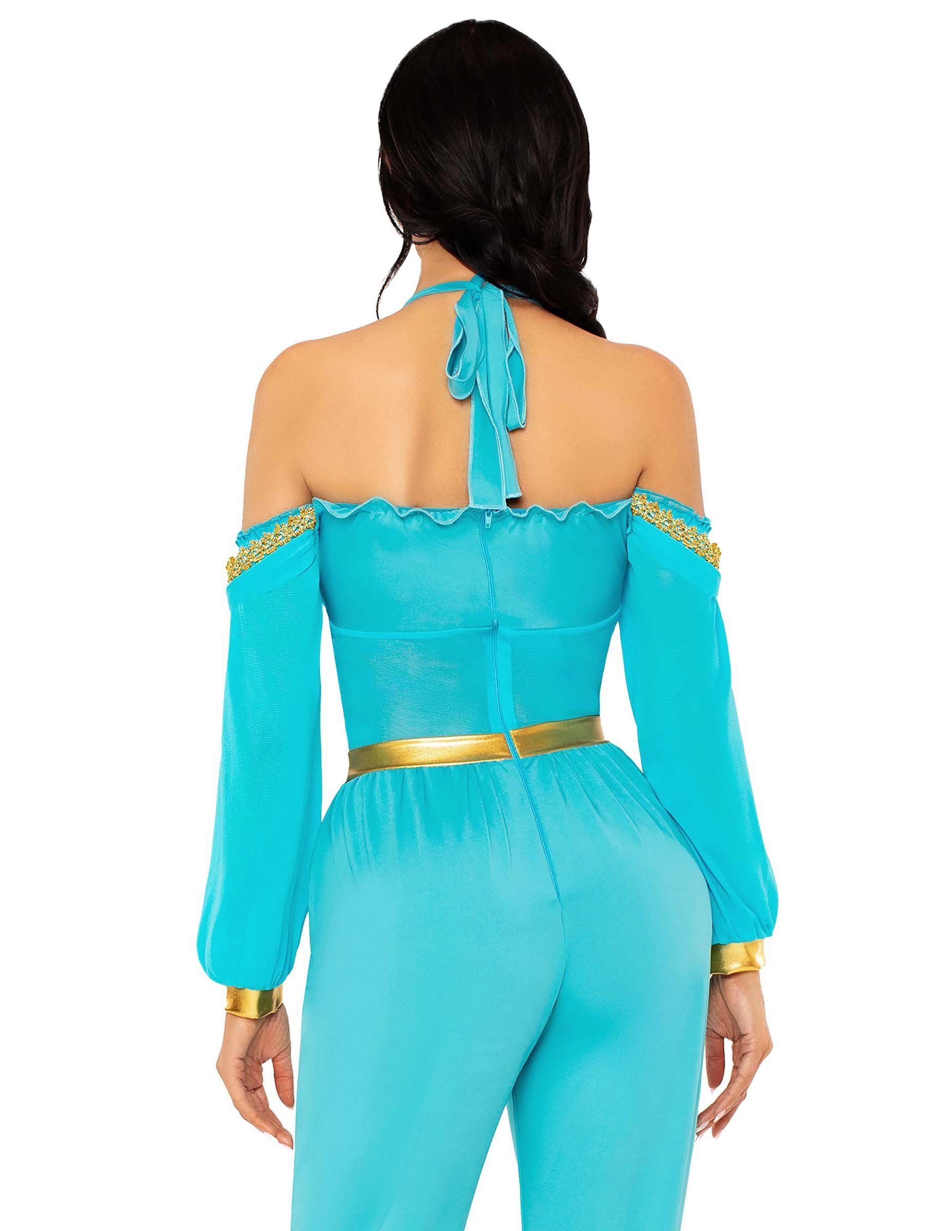 legavenue Kostüm Prinzessin Kostüm orientalisch für Damen blau gold