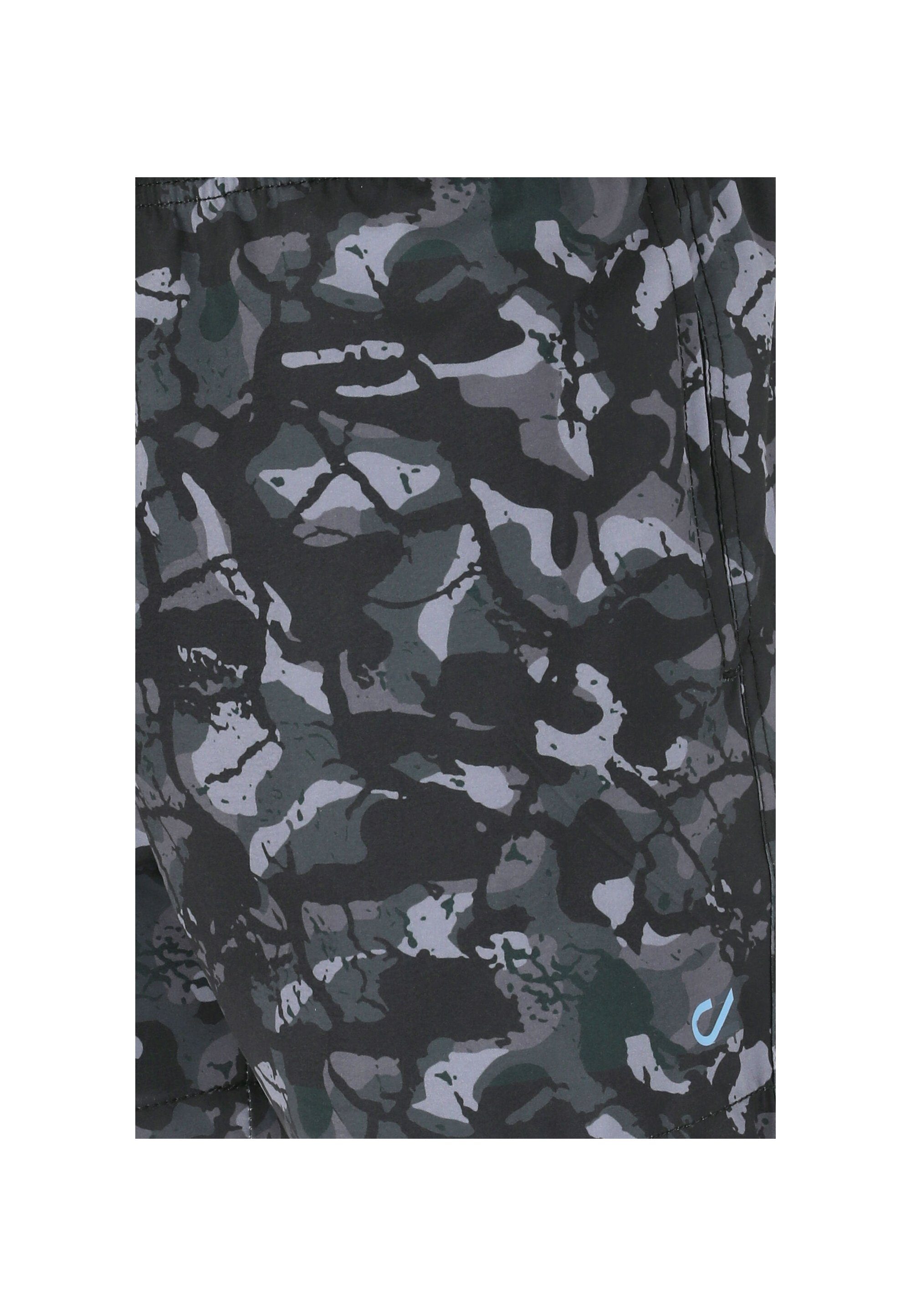 Obi Print mit Van schwarz-grau CRUZ Badehose modernem