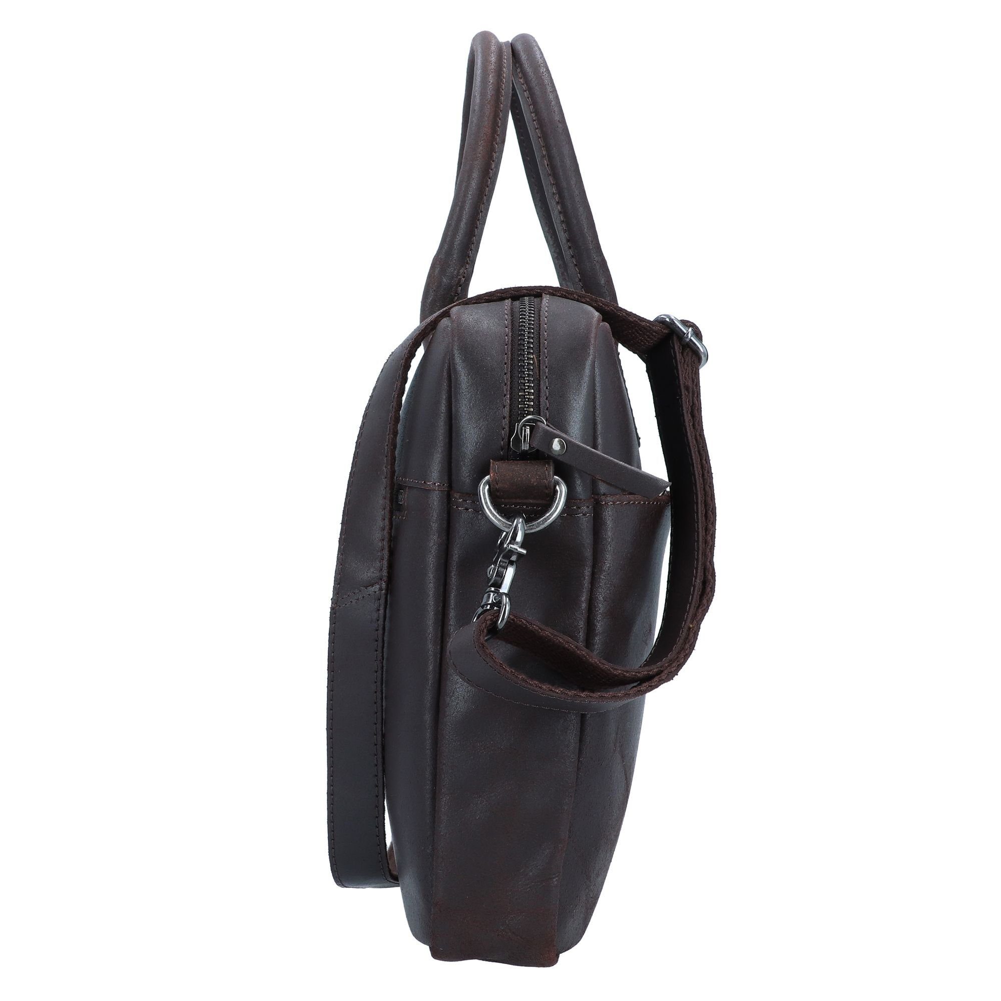 Burkely Aktentasche Vintage, Leder
