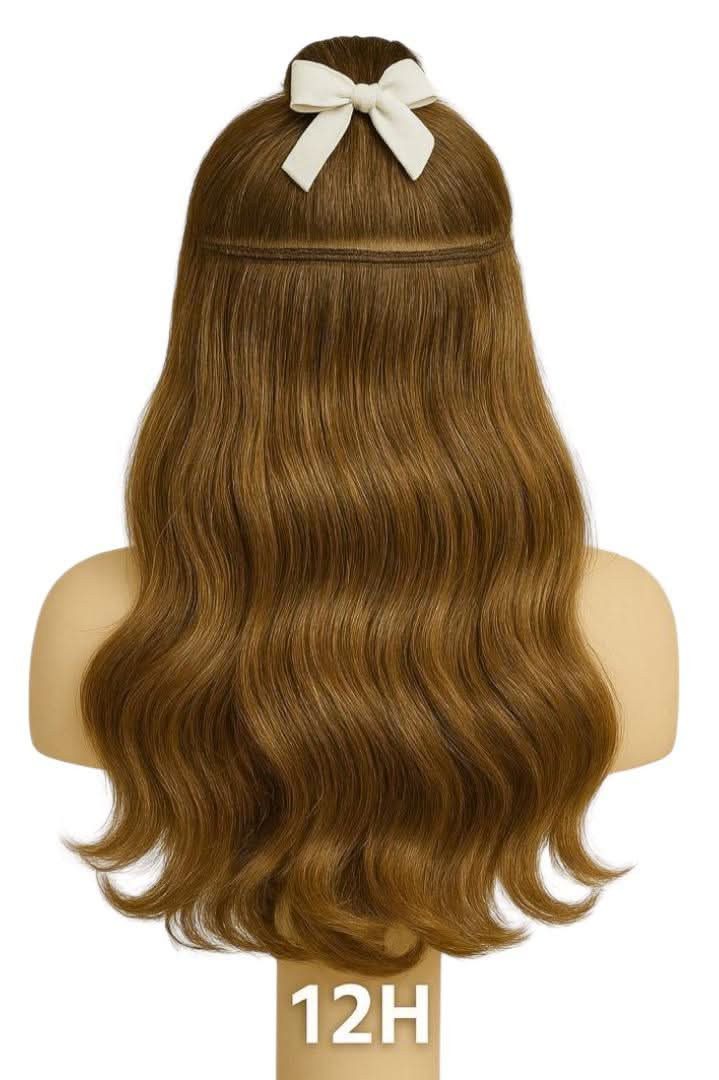 NOGI Kunsthaar-Extension NOGI Glam Clip, Clip-In Haarteil, 50 cm Länge, hitzebeständig für Glam-Look