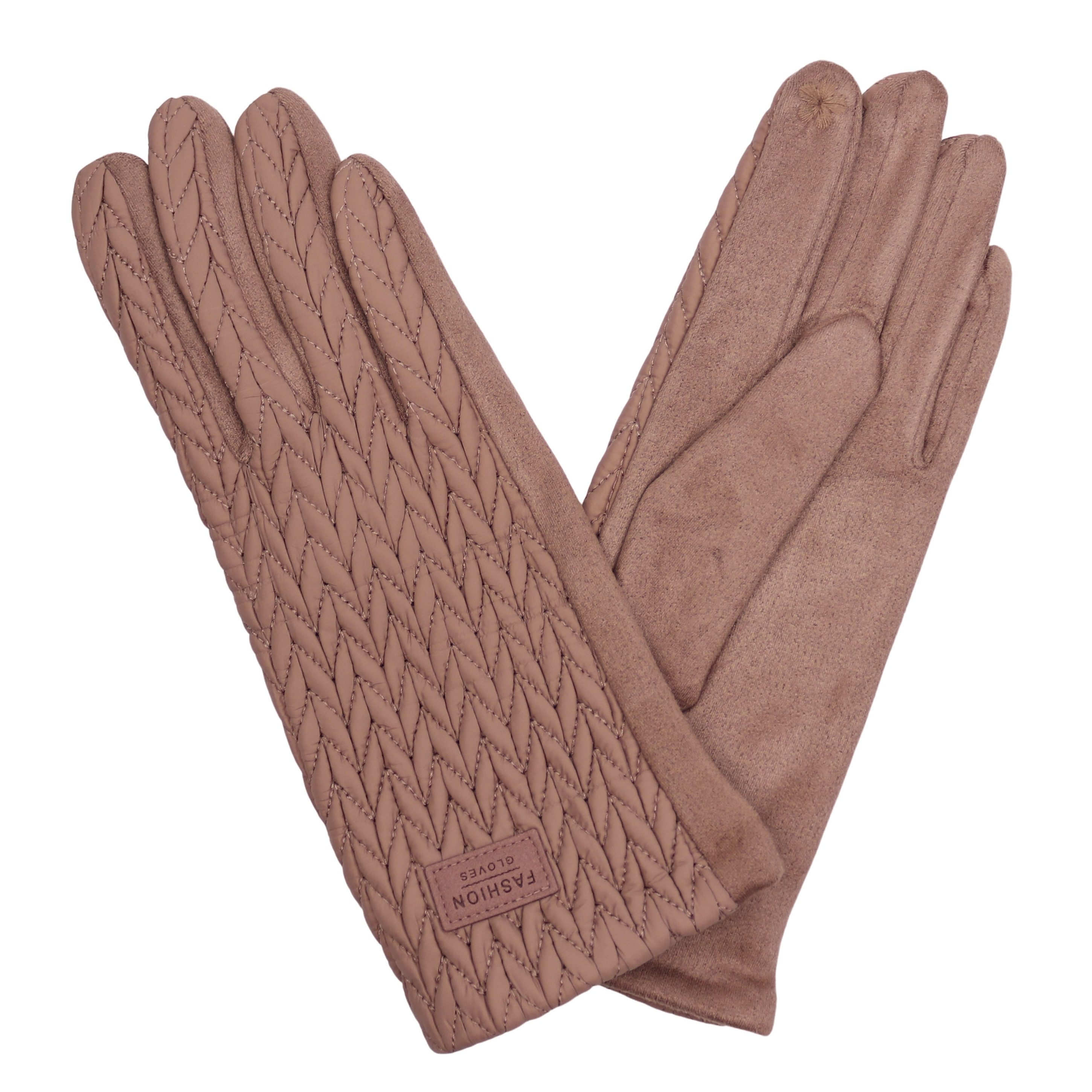 Fleecehandschuhe Stepp Handschuhe gefüttert Warm OneSize