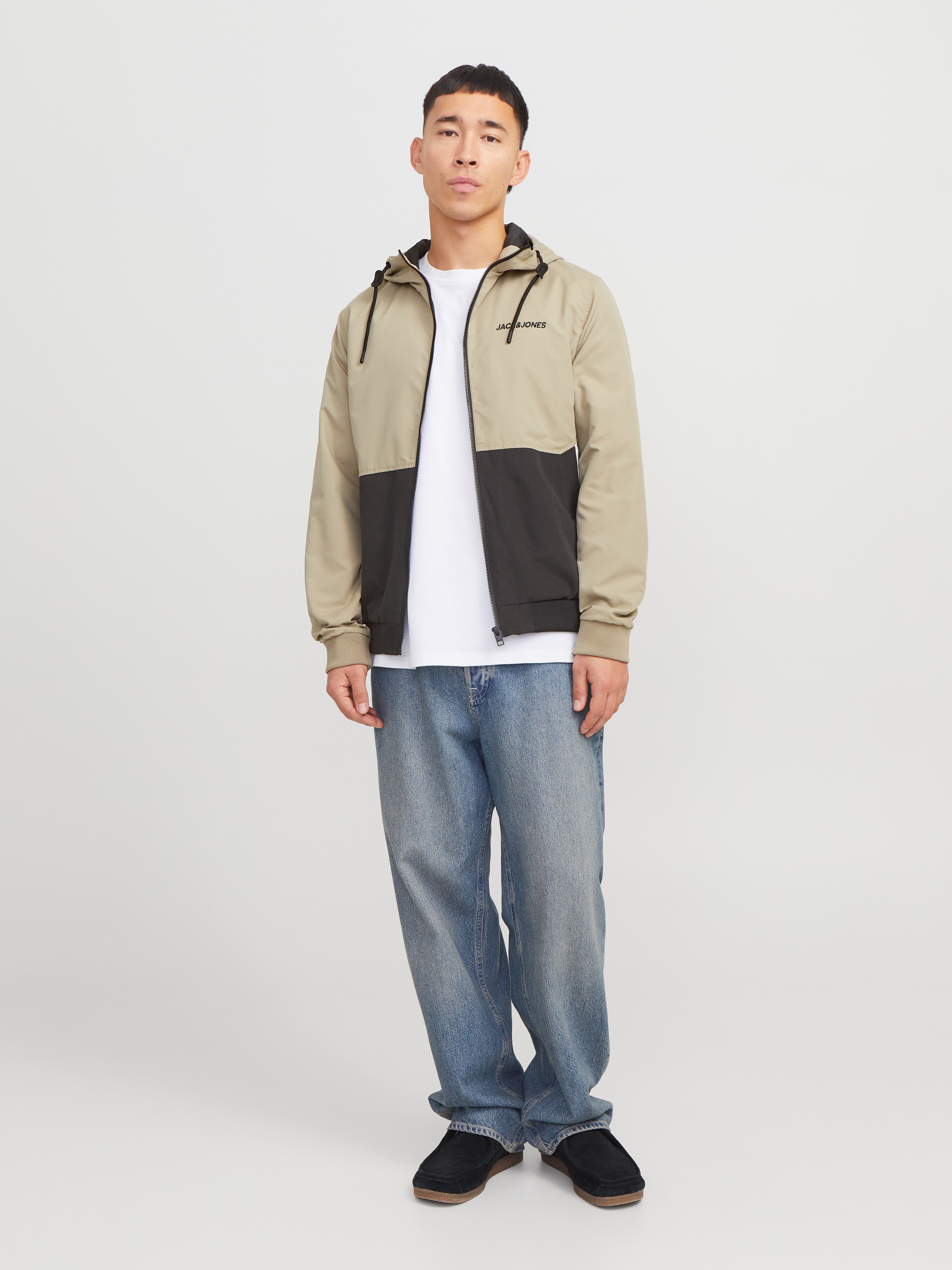 Jack & Jones Blouson JJERUSH mit Kapuze Kunstfaser, regular fit