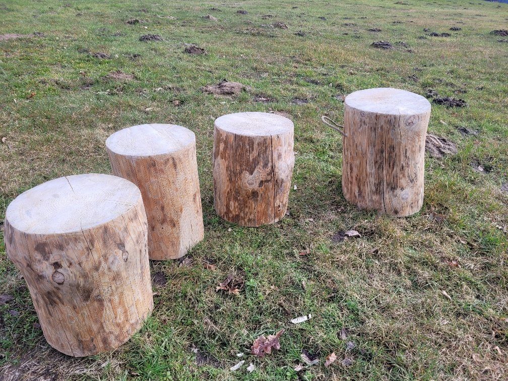 Kistenkolli Altes Land Allzweckkiste Holzstamm Sitzhocker Sitzstamm Hocker günstig online kaufen