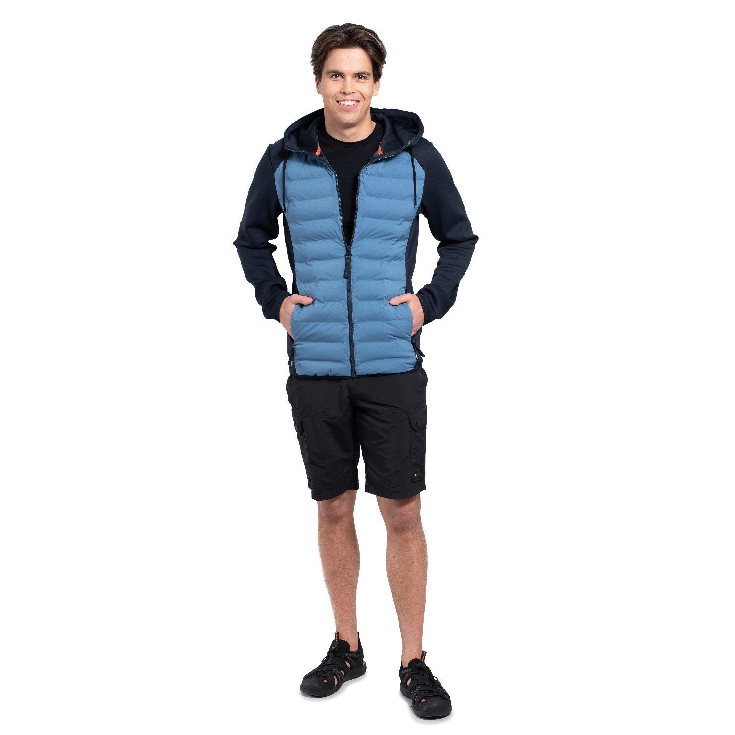 Icepeak Funktionsjacke Steppjacke Arzberg für Herren mit Kapuze