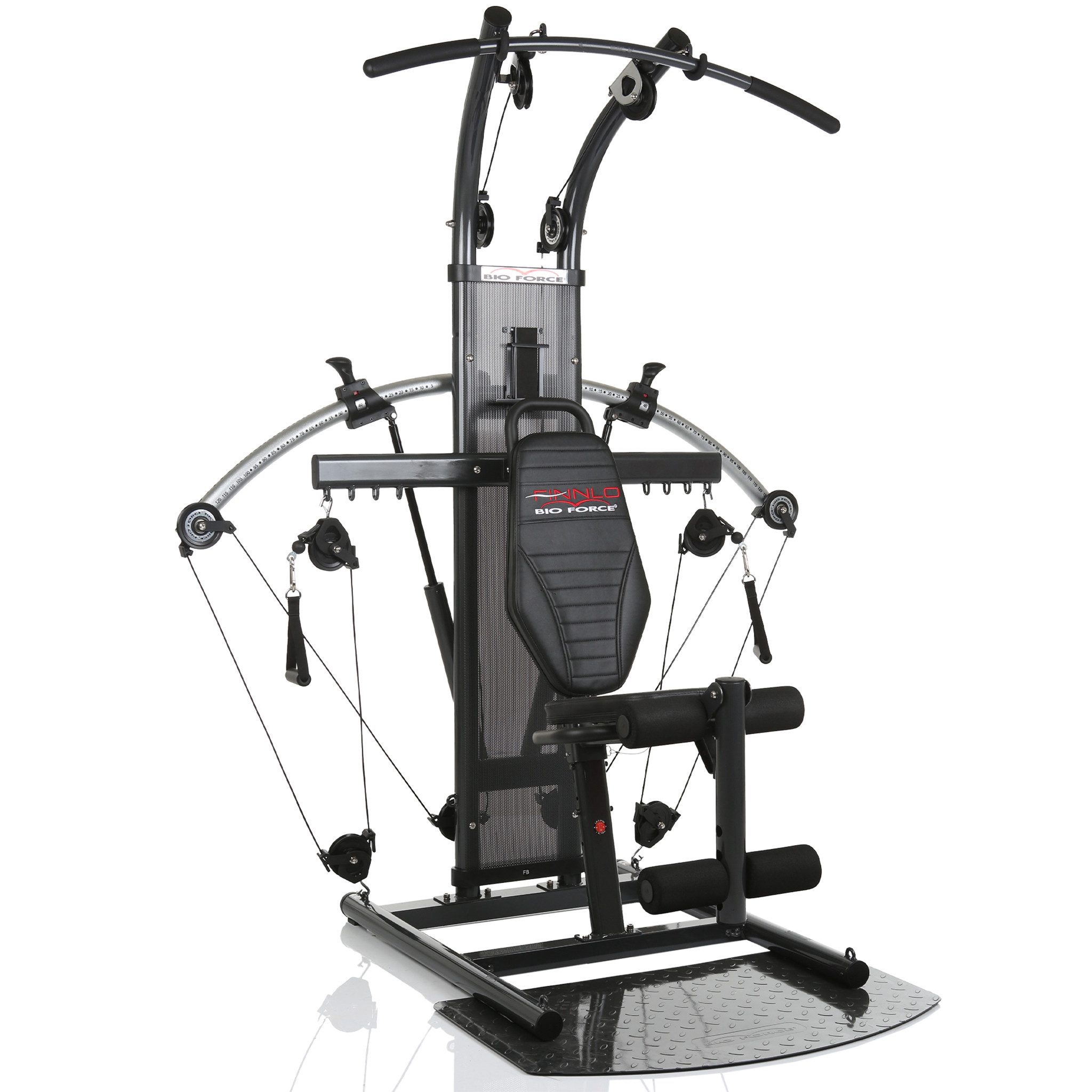 Finnlo by Hammer Trainingsstation Bio Force Extreme - Fitnessstation, 100+ Übungen, 125 kg Widerstand